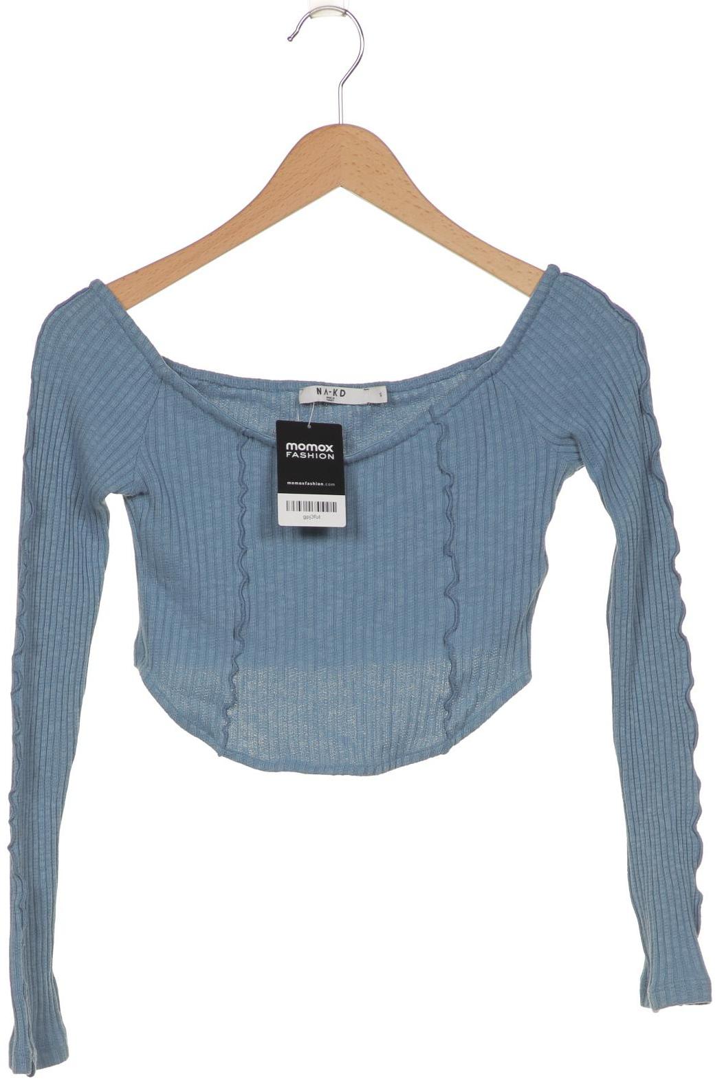 

NA-KD Damen Pullover, blau