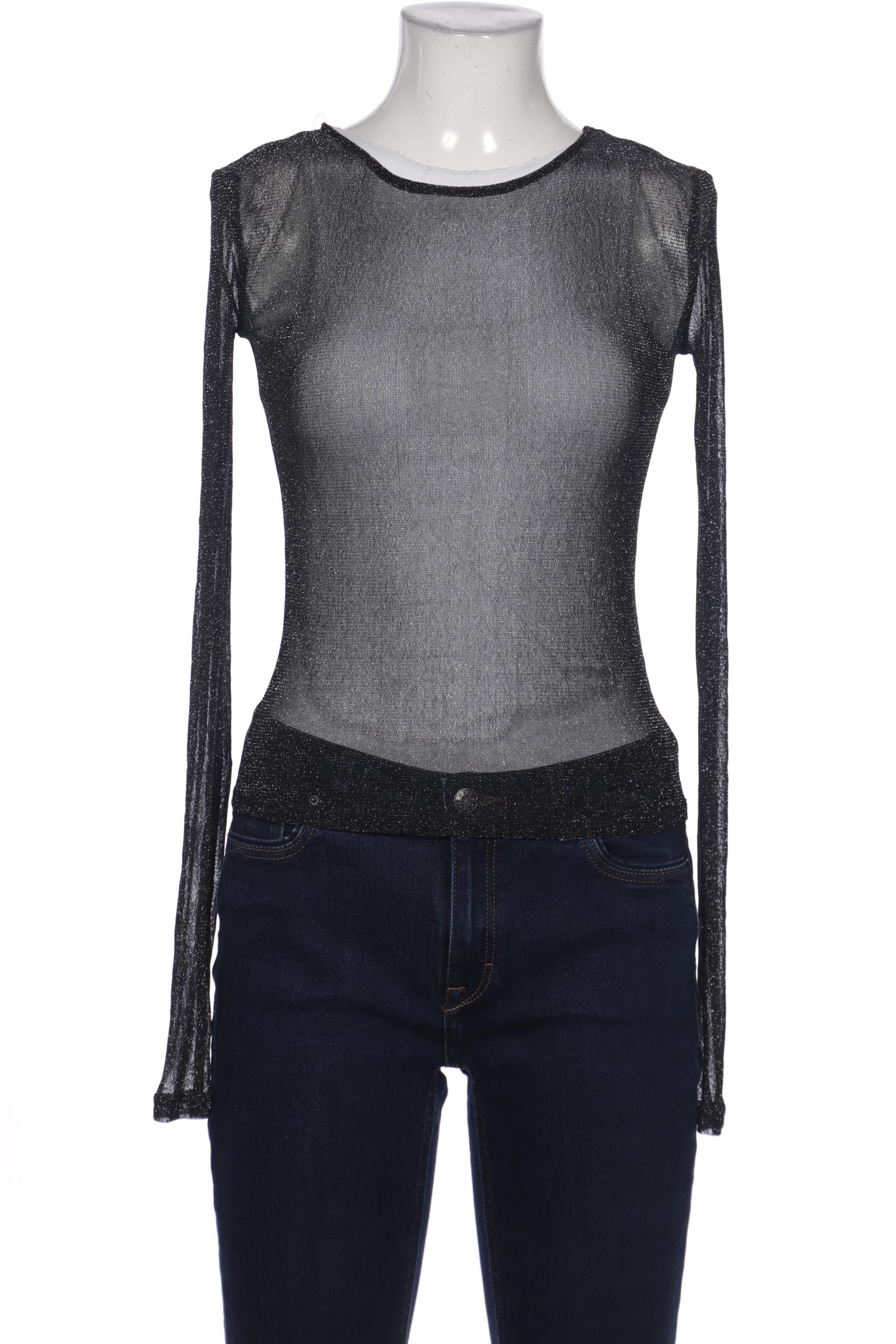 

NA-KD Damen Langarmshirt, schwarz