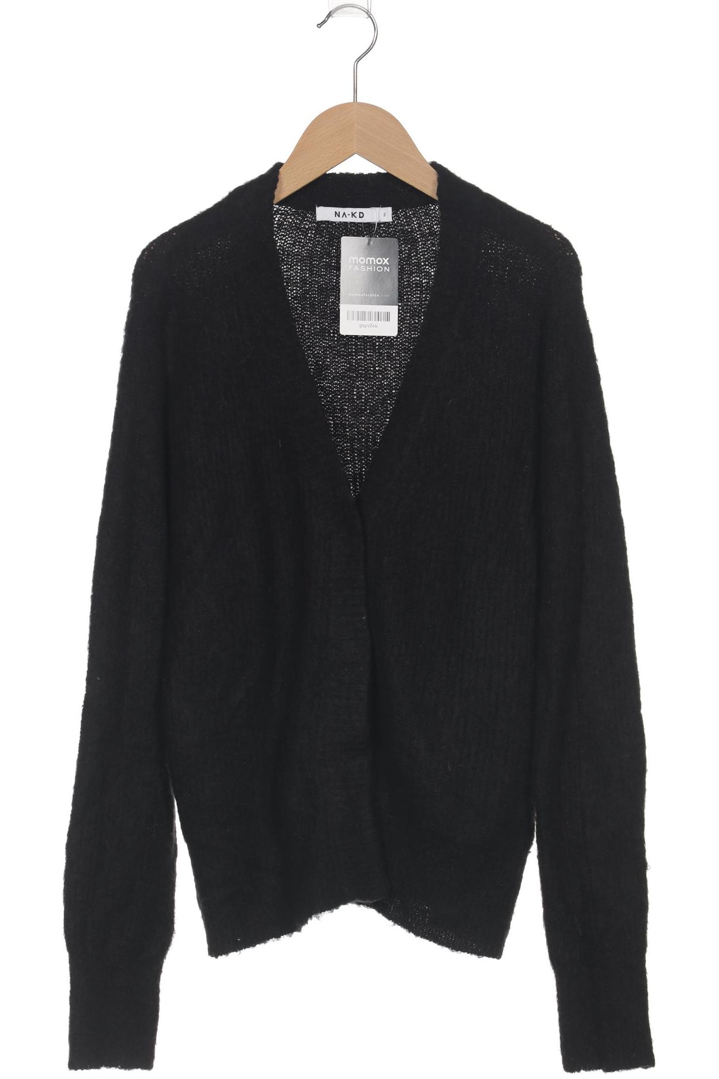 

Na-Kd Damen Strickjacke, schwarz, Gr. 36