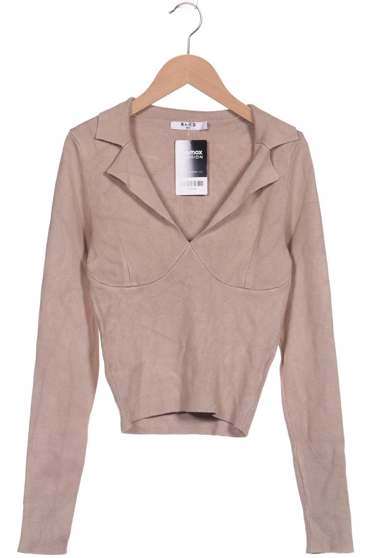 

Na-Kd Damen Pullover, beige, Gr. 36