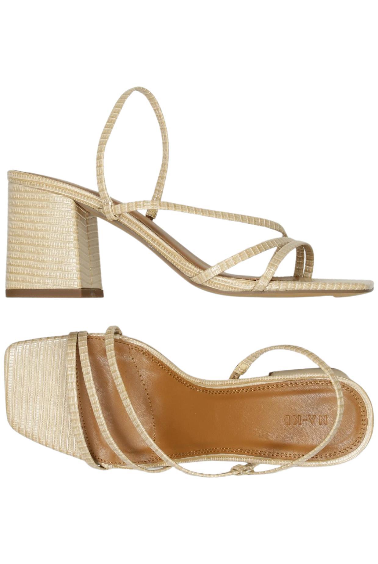 

Na-Kd Damen Sandale, beige, Gr. 38