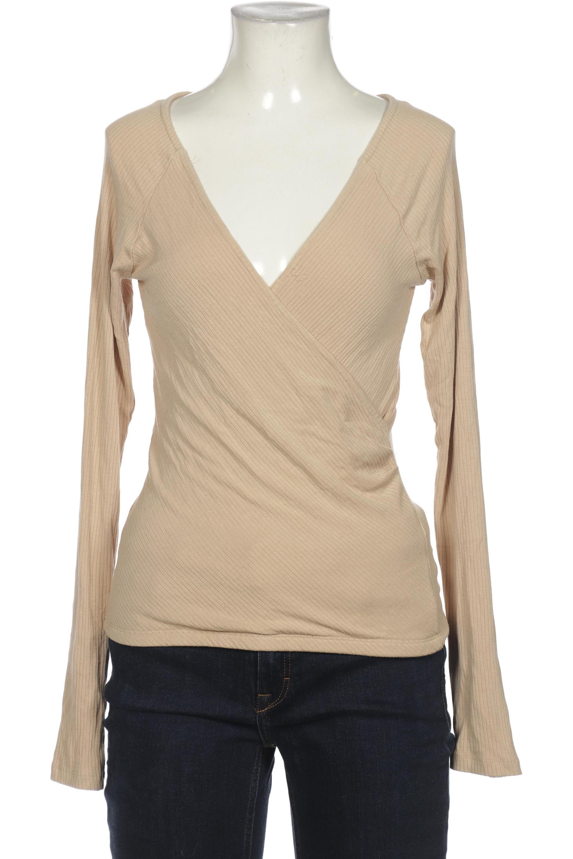 

NA-KD Damen Langarmshirt, beige