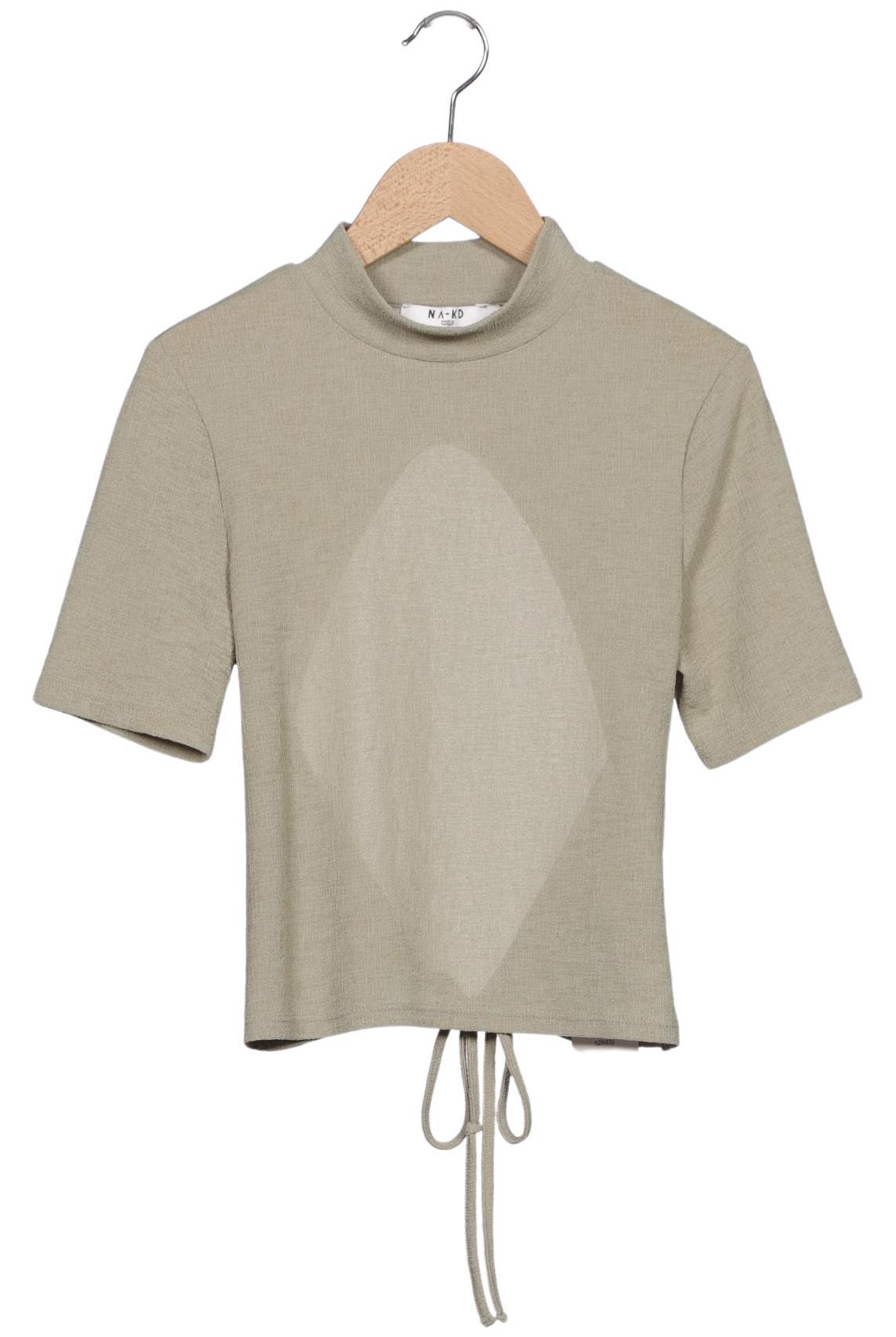 

Na-Kd Damen T-Shirt, grün, Gr. 36
