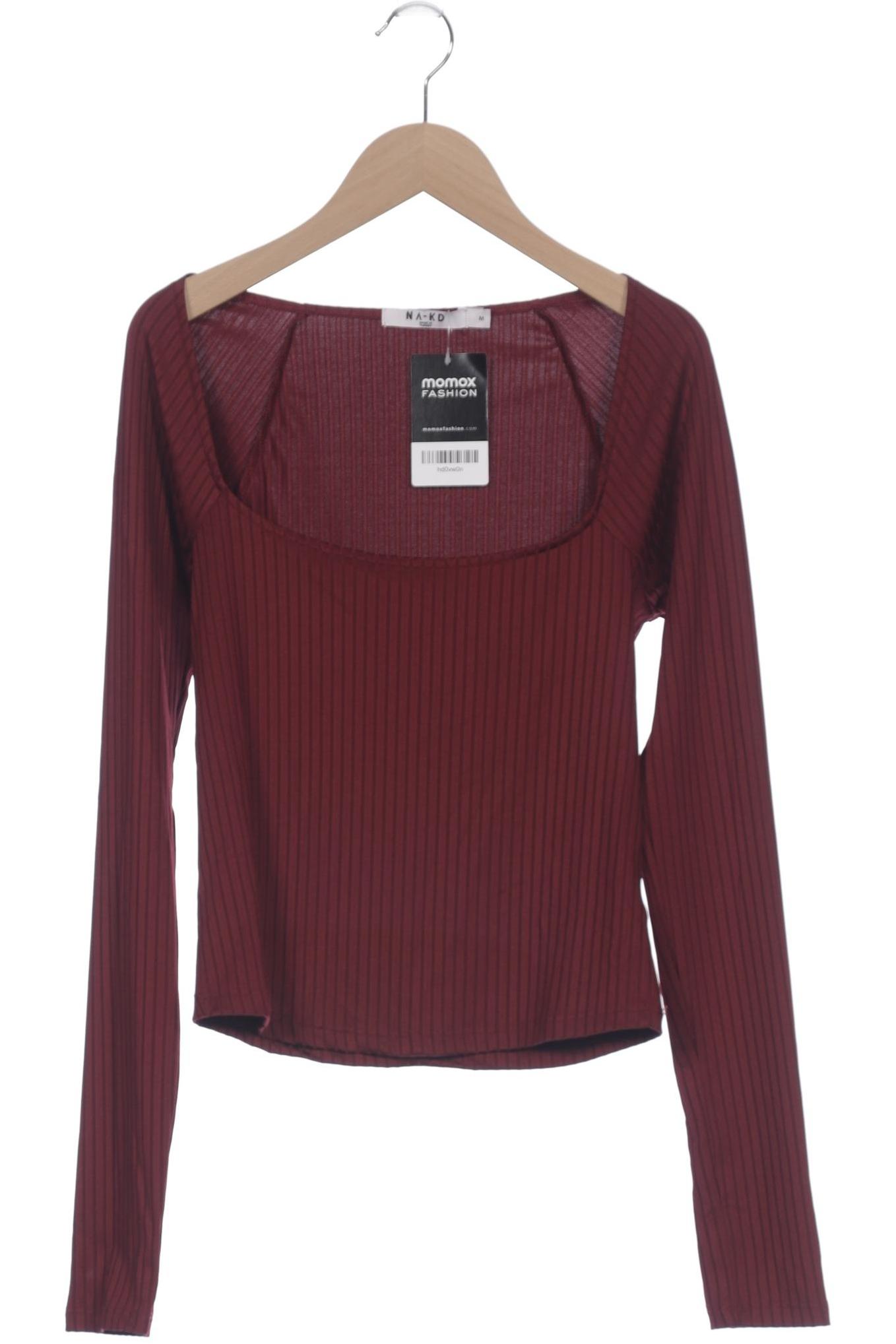 

Na-Kd Damen Langarmshirt, bordeaux, Gr. 38