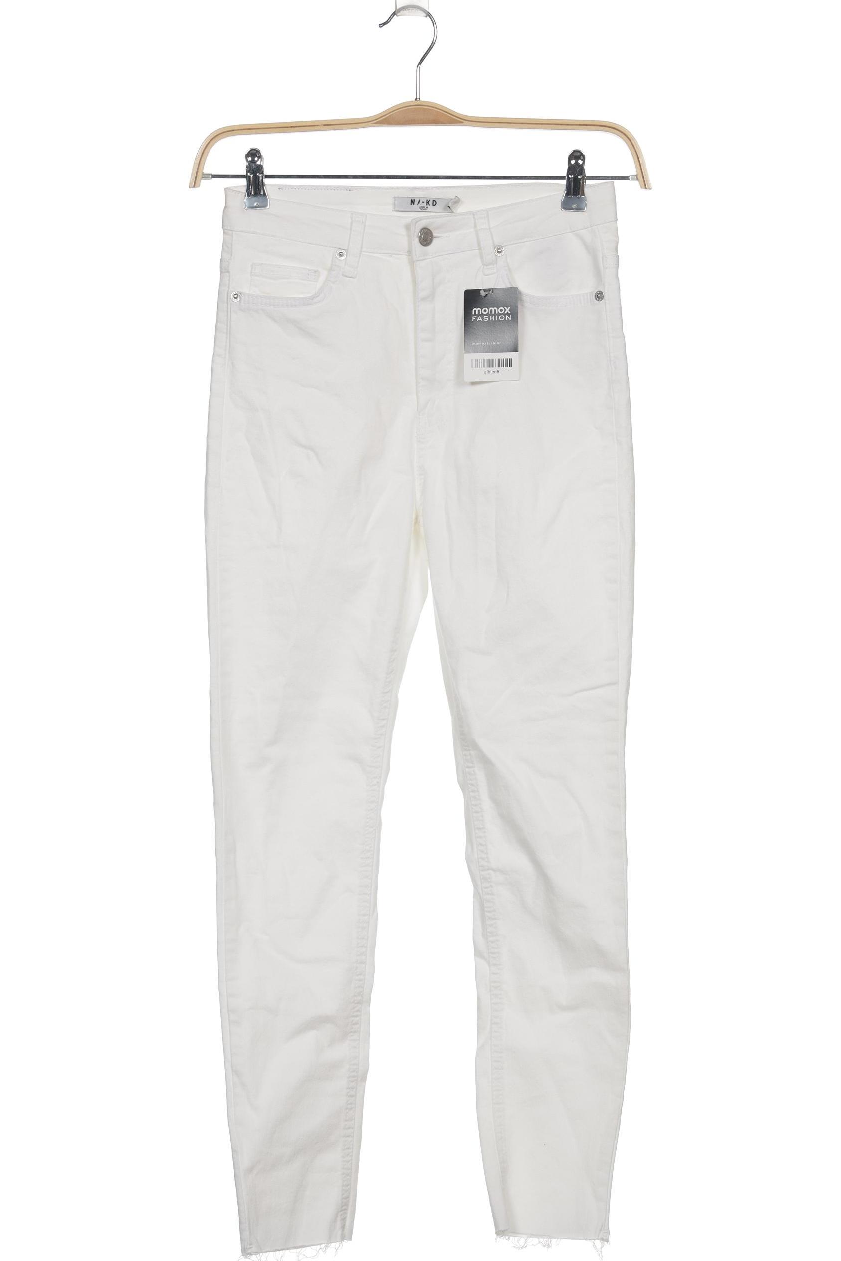 

Na-Kd Damen Jeans, weiß, Gr. 40