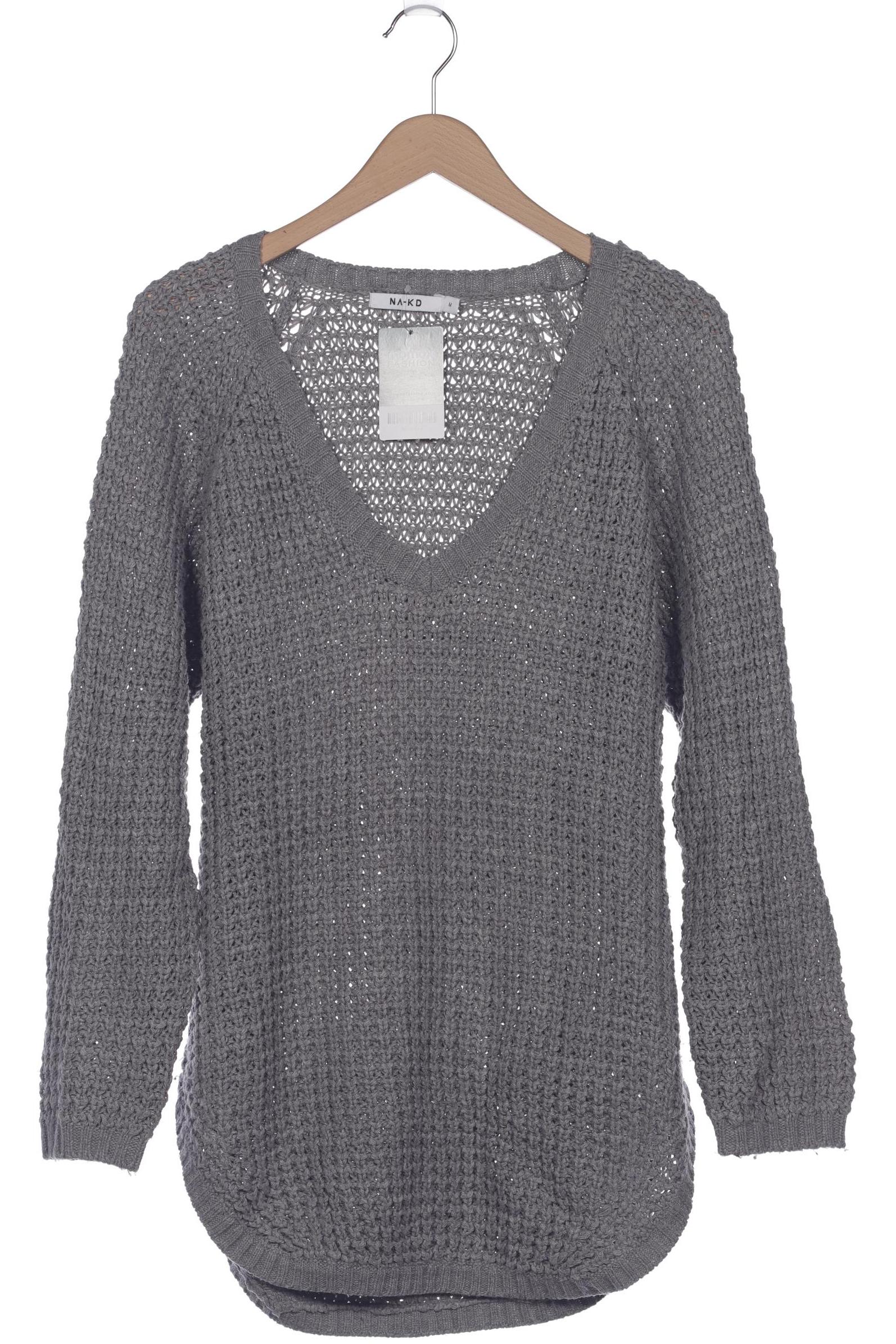 

NA-KD Damen Pullover, grau