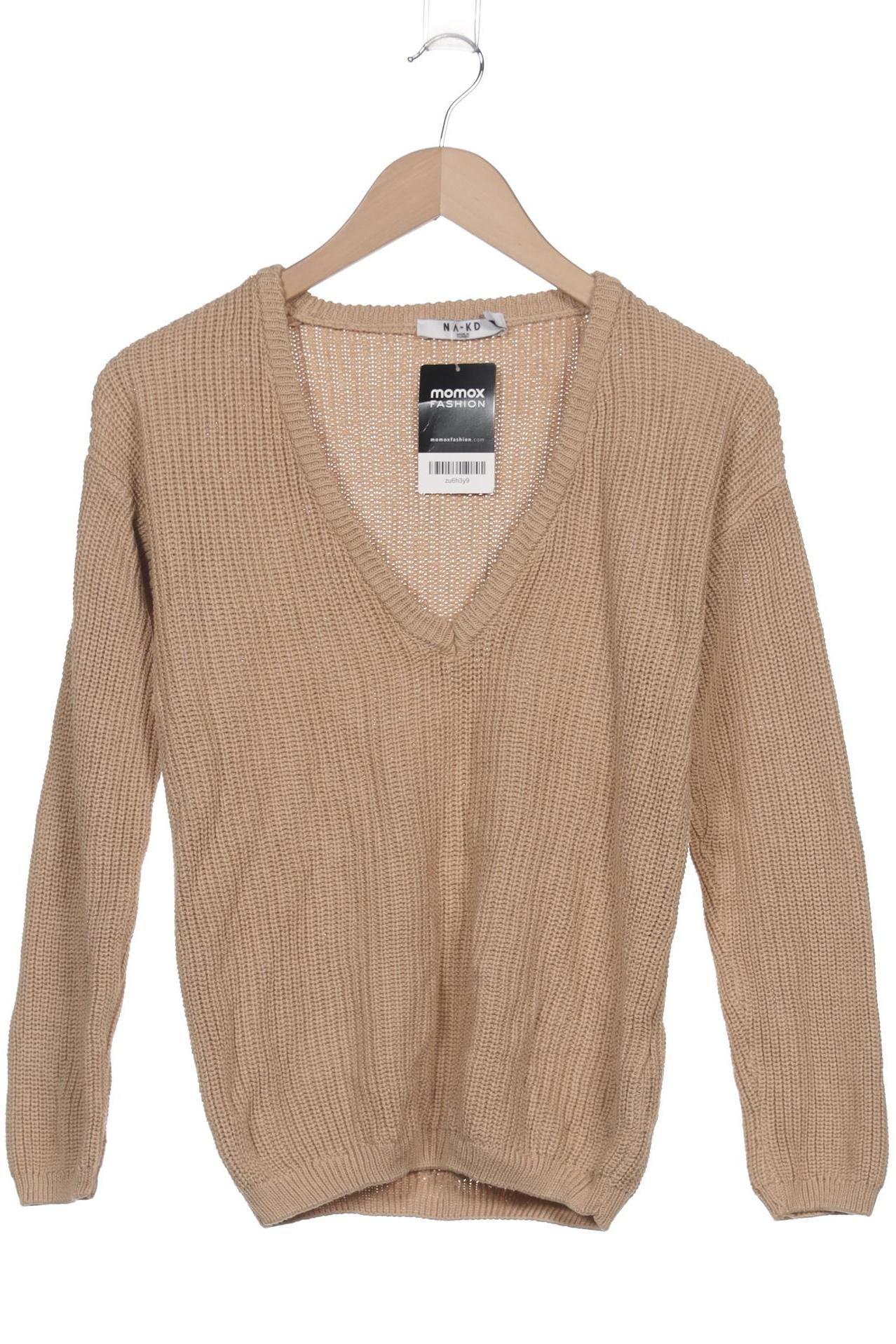 

Na-Kd Damen Pullover, beige, Gr. 34