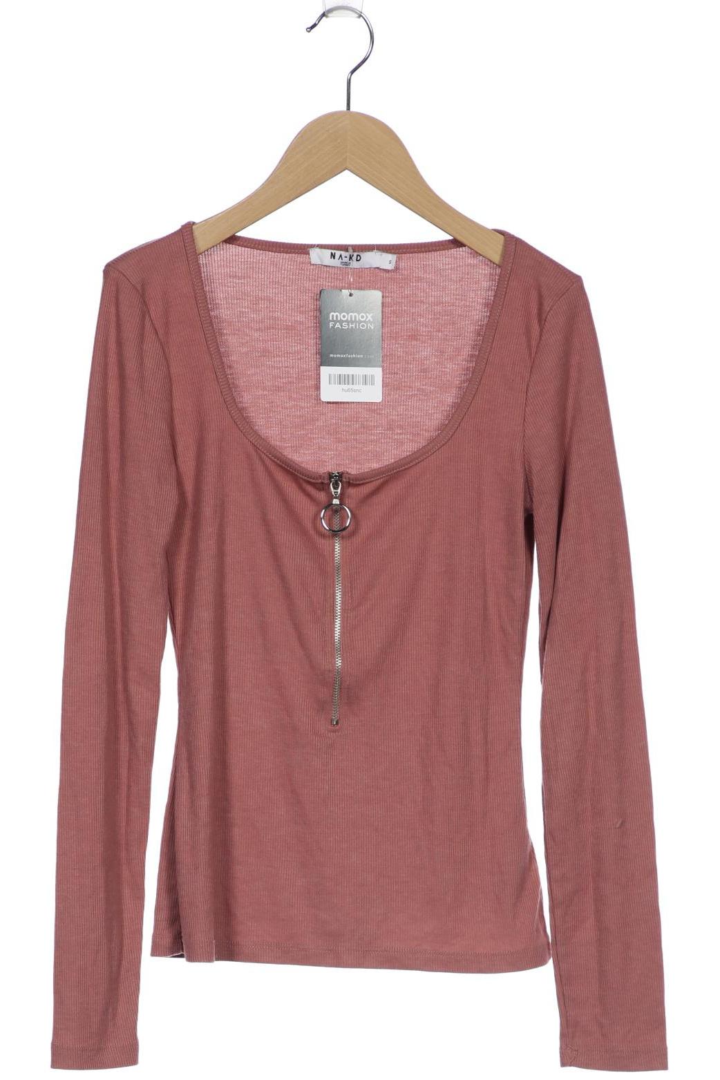 

NA-KD Damen Langarmshirt, braun