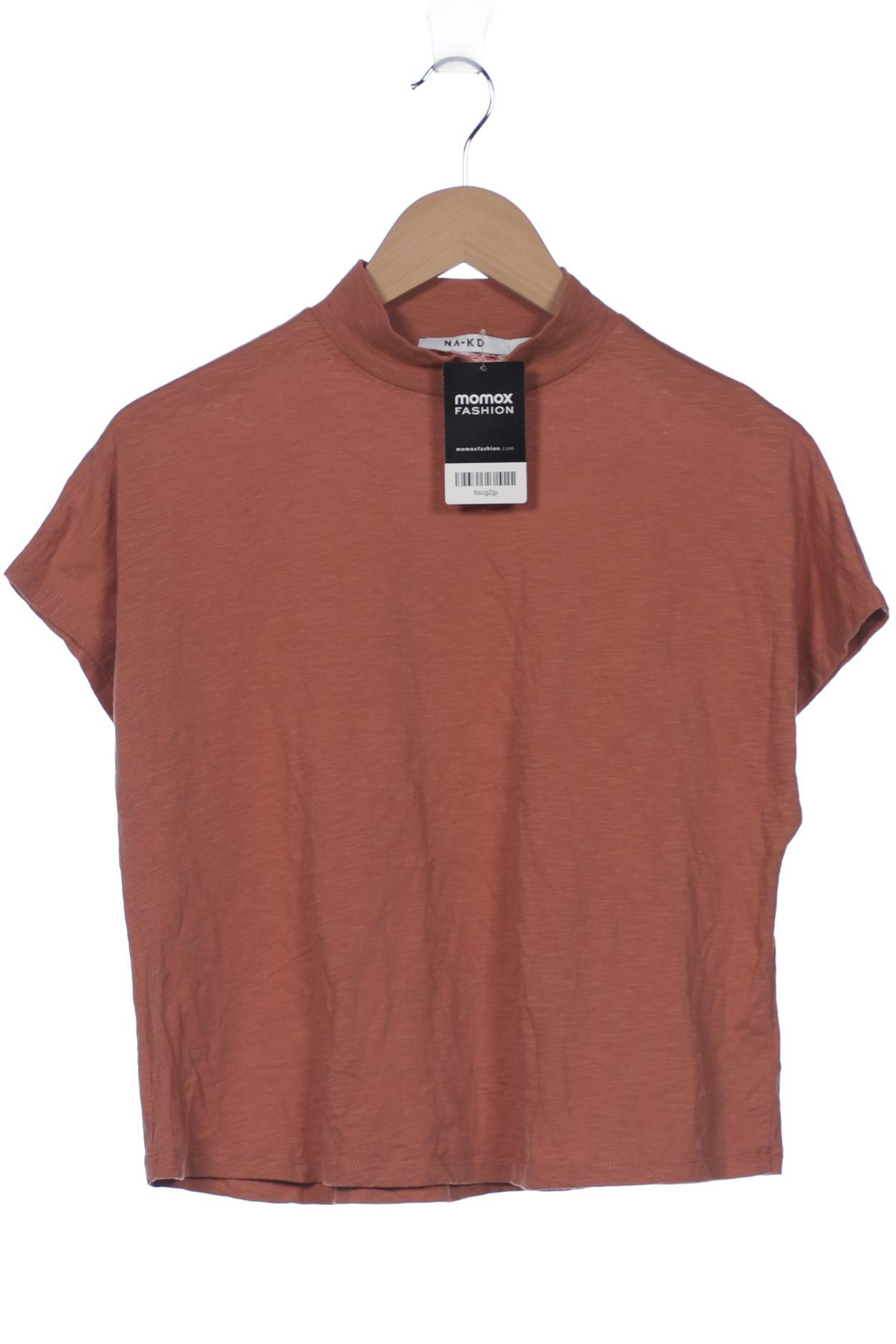 

NA-KD Damen T-Shirt, orange