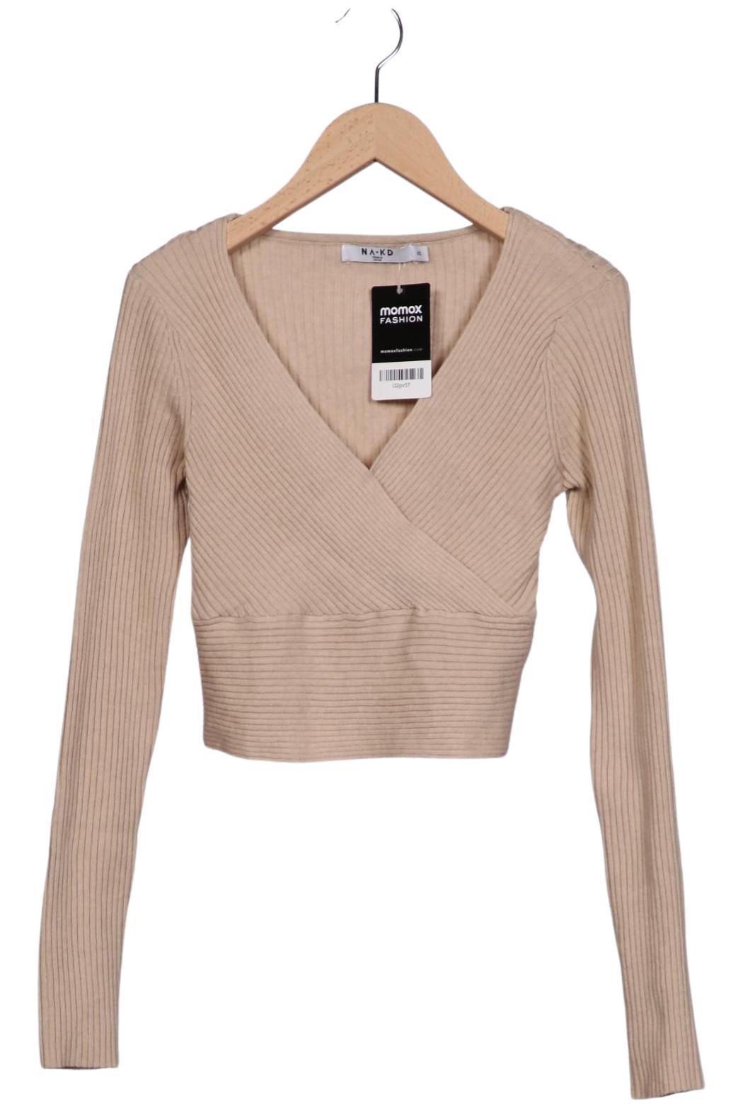 

Na-Kd Damen Pullover, beige, Gr. 34