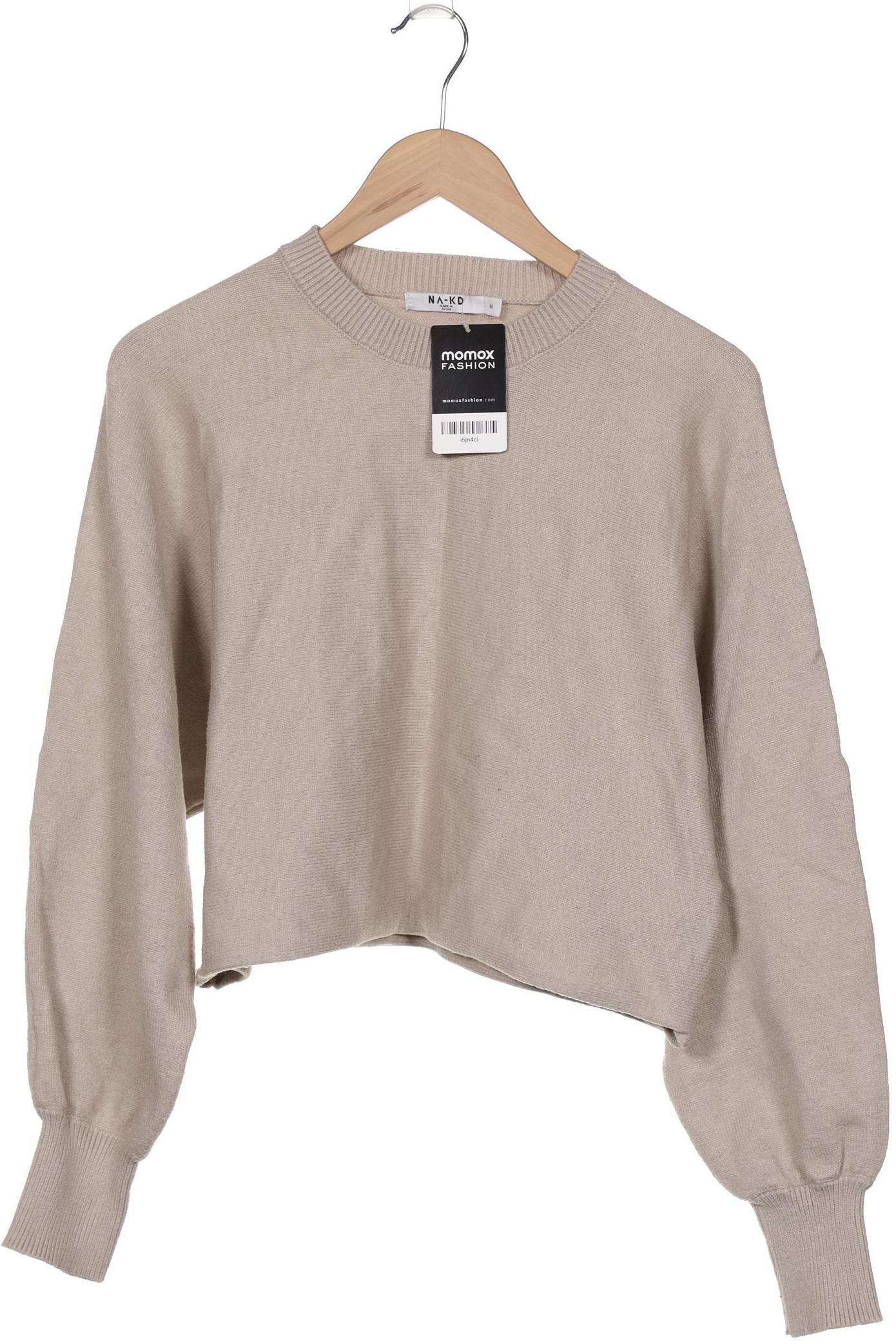 

Na-Kd Damen Pullover, beige, Gr. 38