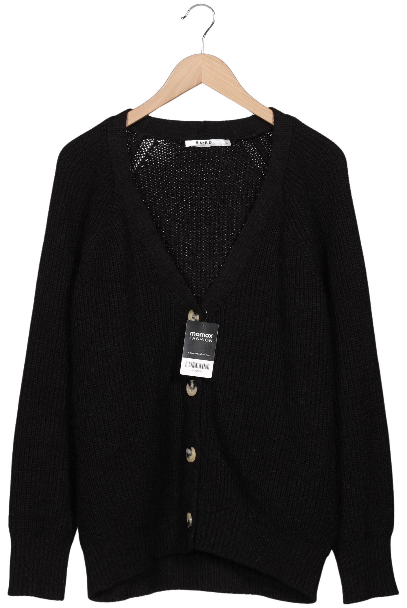 

Na-Kd Damen Strickjacke, schwarz, Gr. 38
