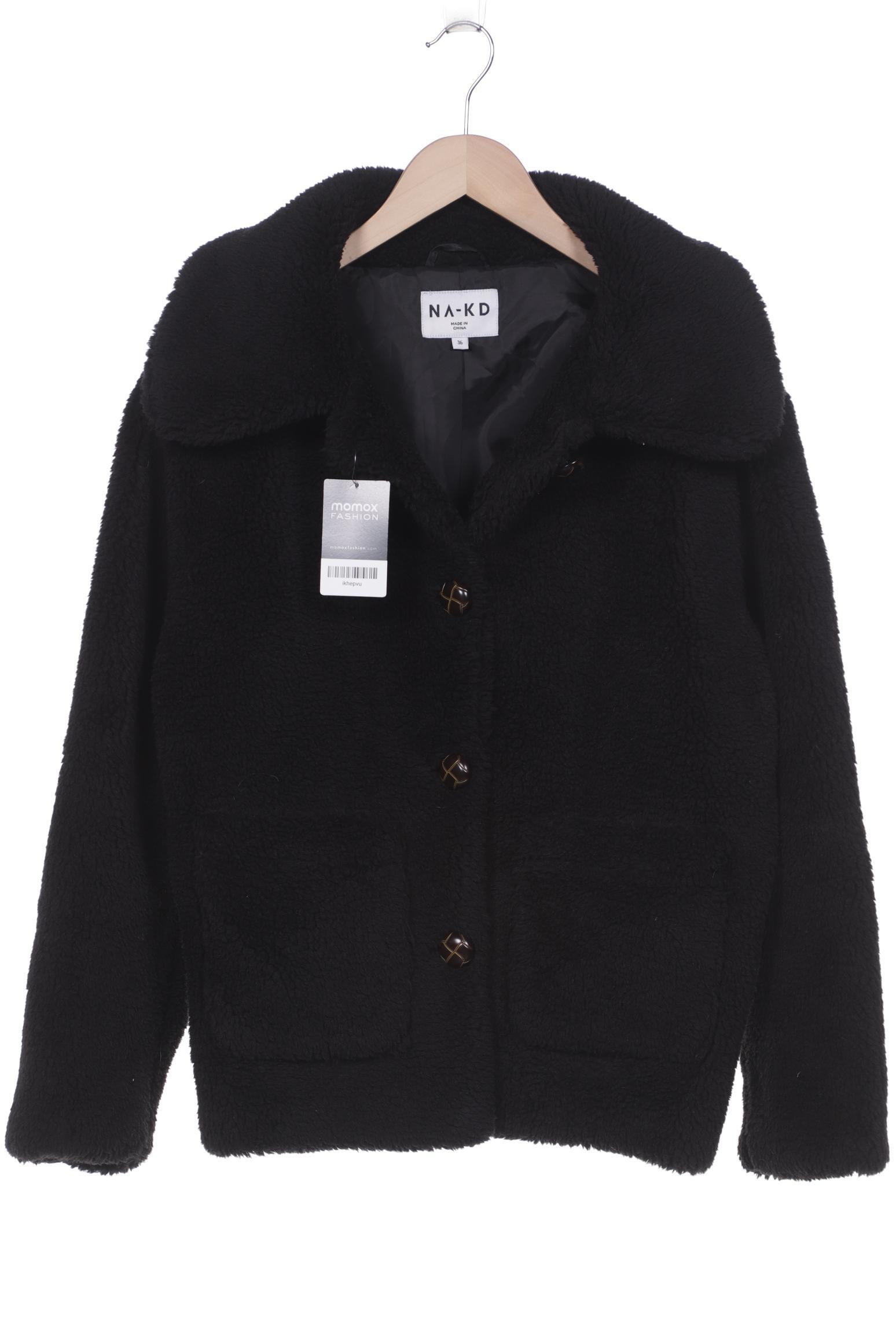 

NA-KD Damen Jacke, schwarz