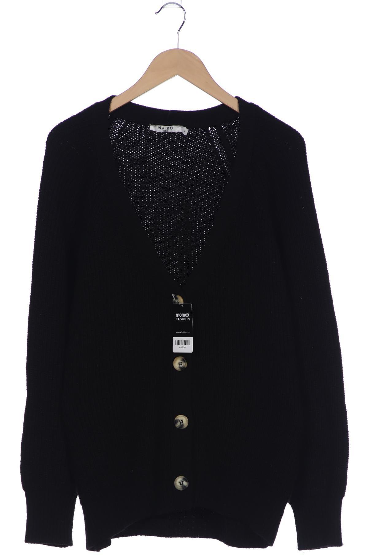 

Na-Kd Damen Strickjacke, schwarz, Gr. 42