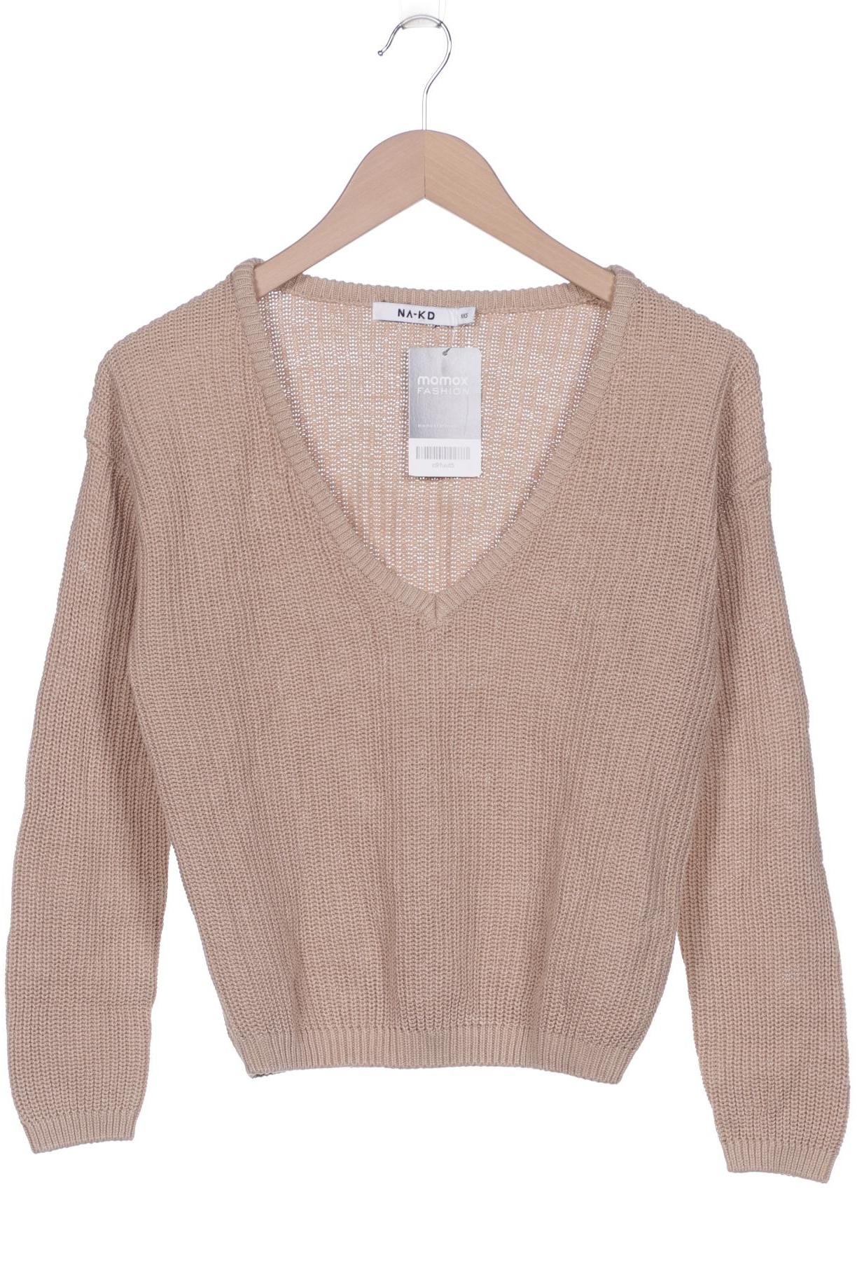 

NA-KD Damen Pullover, beige