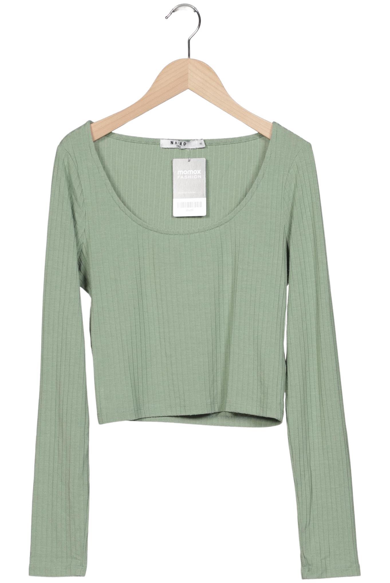 

Na-Kd Damen Langarmshirt, hellgrün, Gr. 34