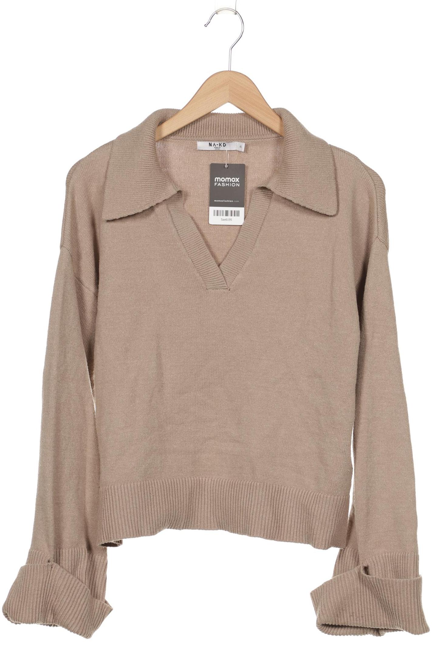 

Na-Kd Damen Pullover, beige, Gr. 34