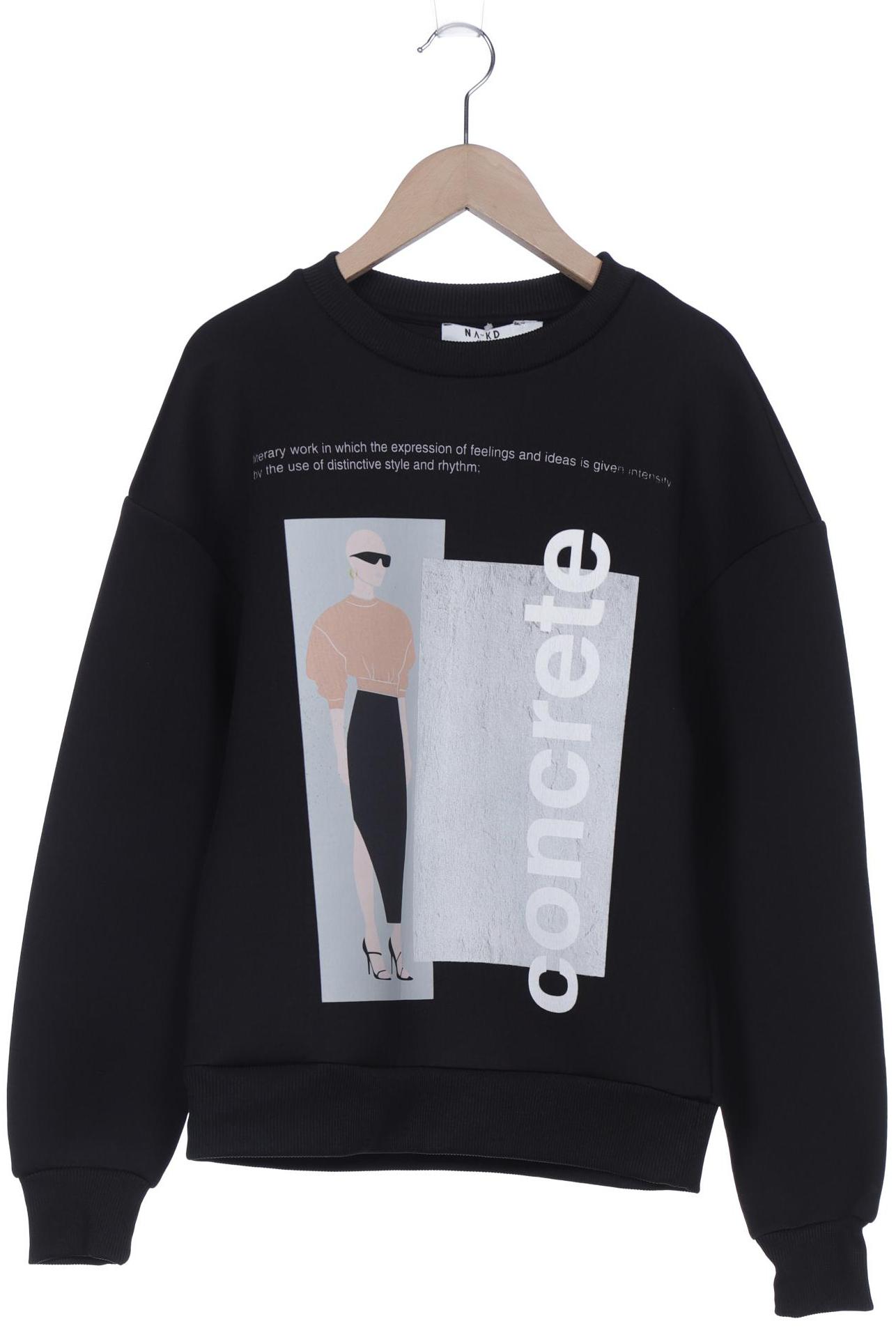 

Na-Kd Damen Sweatshirt, schwarz, Gr. 36