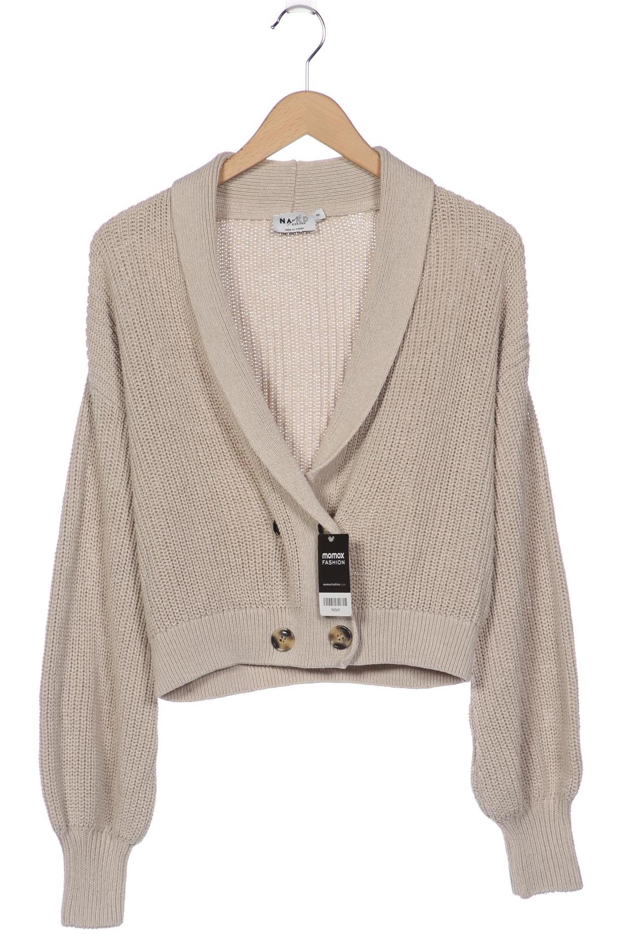 

NA-KD Damen Strickjacke, beige