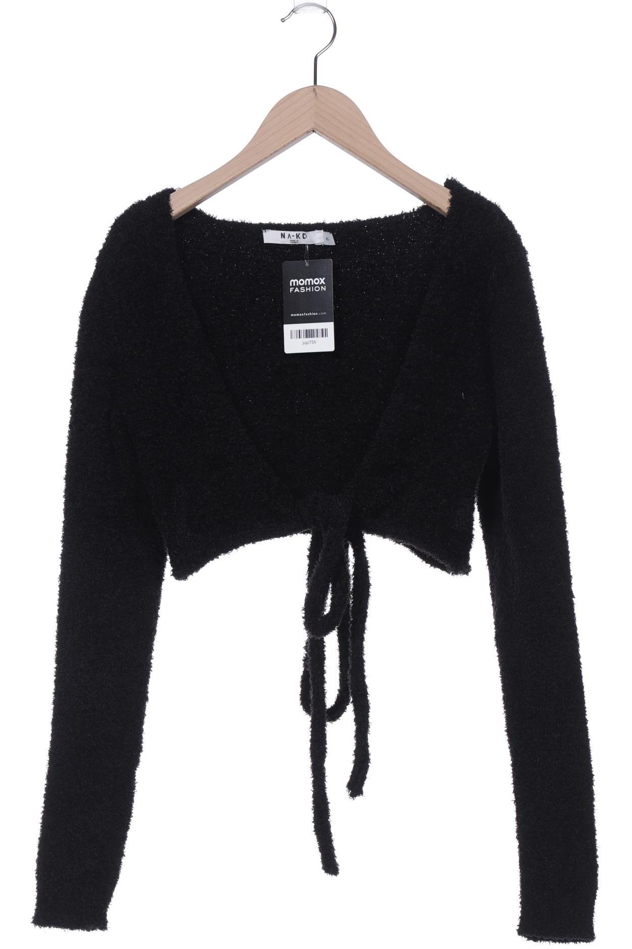 

Na-Kd Damen Strickjacke, schwarz, Gr. 34