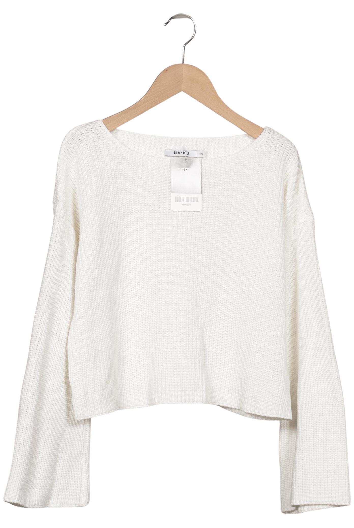 

Na-Kd Damen Pullover, weiß, Gr. 32