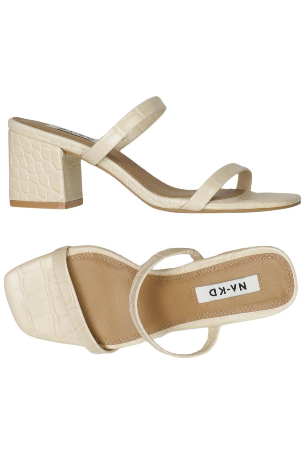 Thumbnail - Na-Kd Damen Sandale, beige, Gr. 36