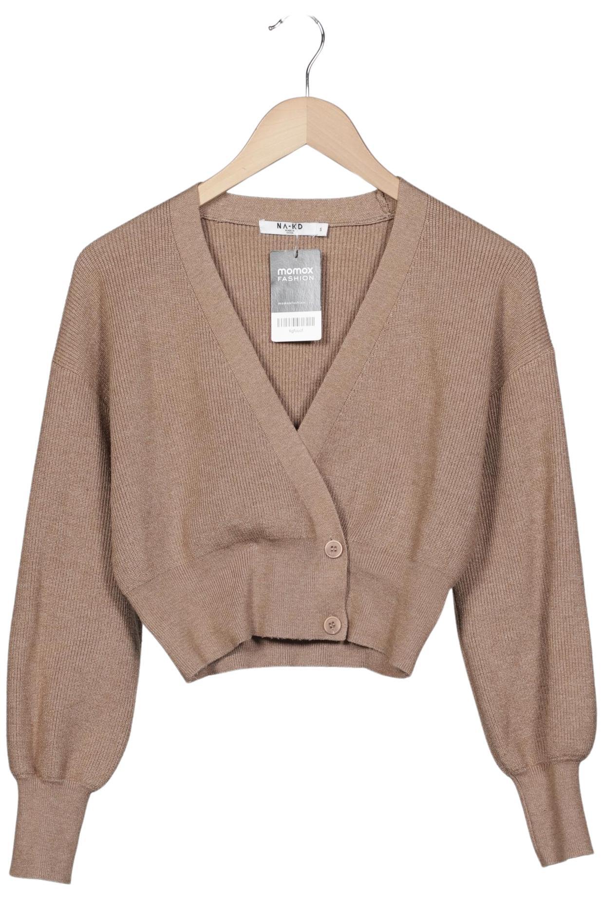 

Na-Kd Damen Strickjacke, beige, Gr. 36