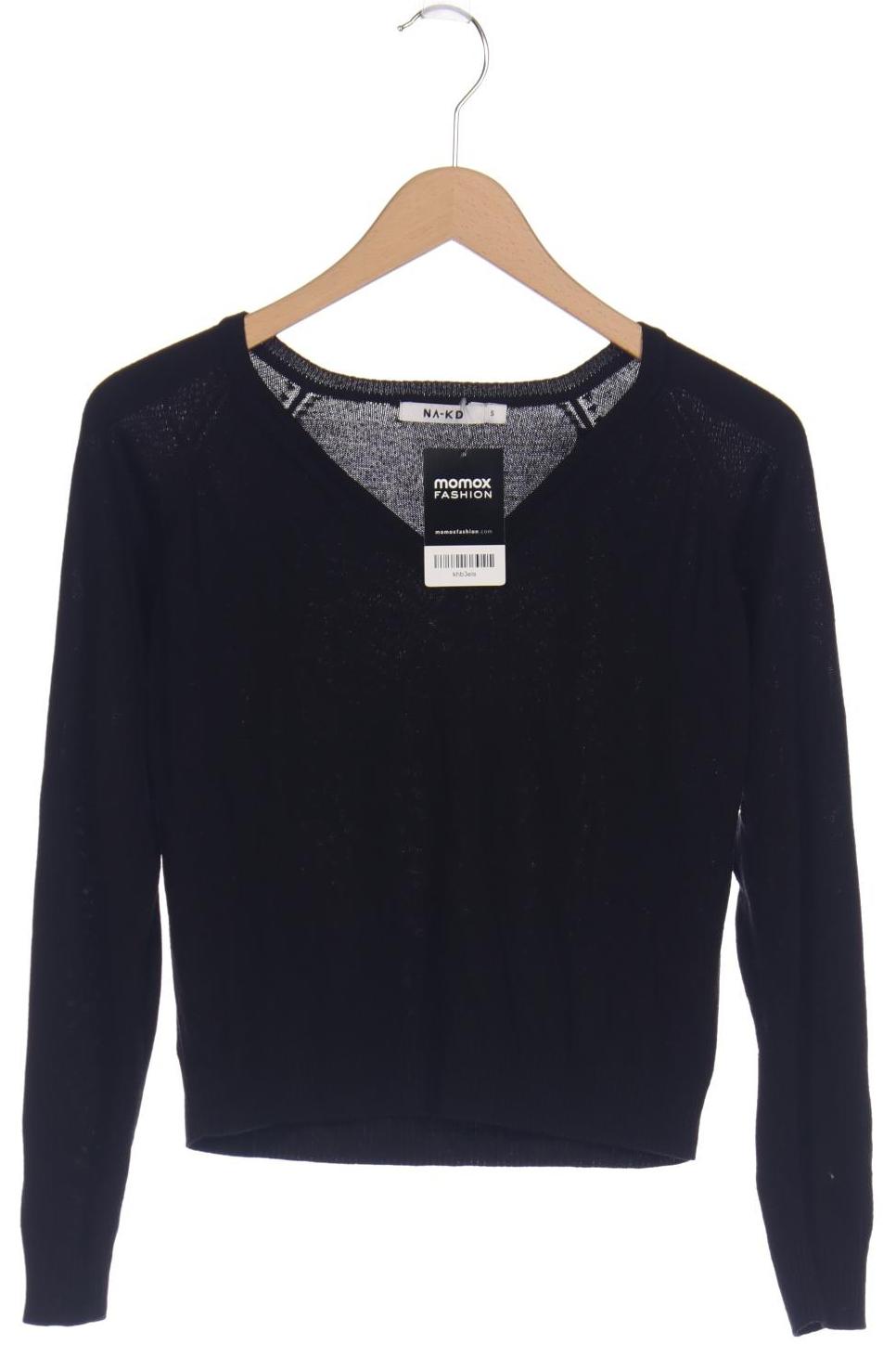 

NA-KD Damen Pullover, schwarz