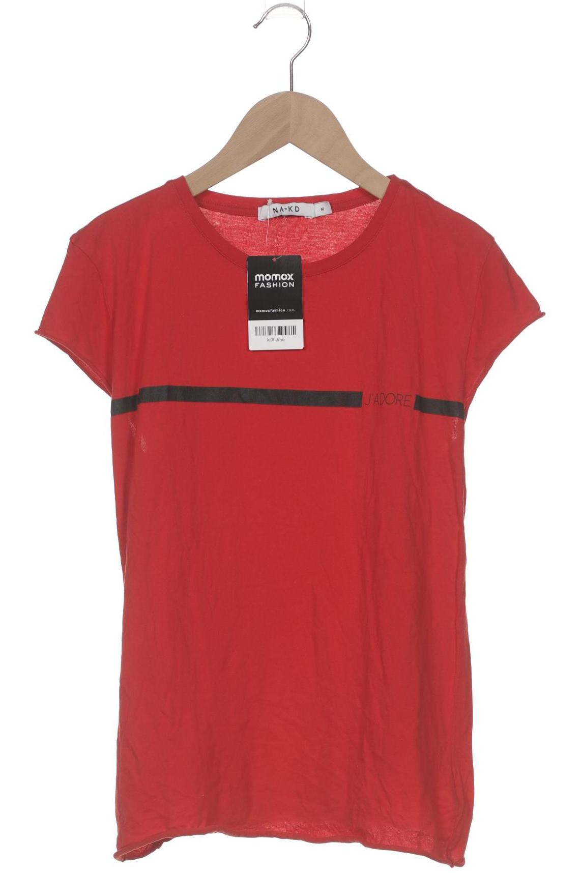 

Na-Kd Damen T-Shirt, rot, Gr. 38
