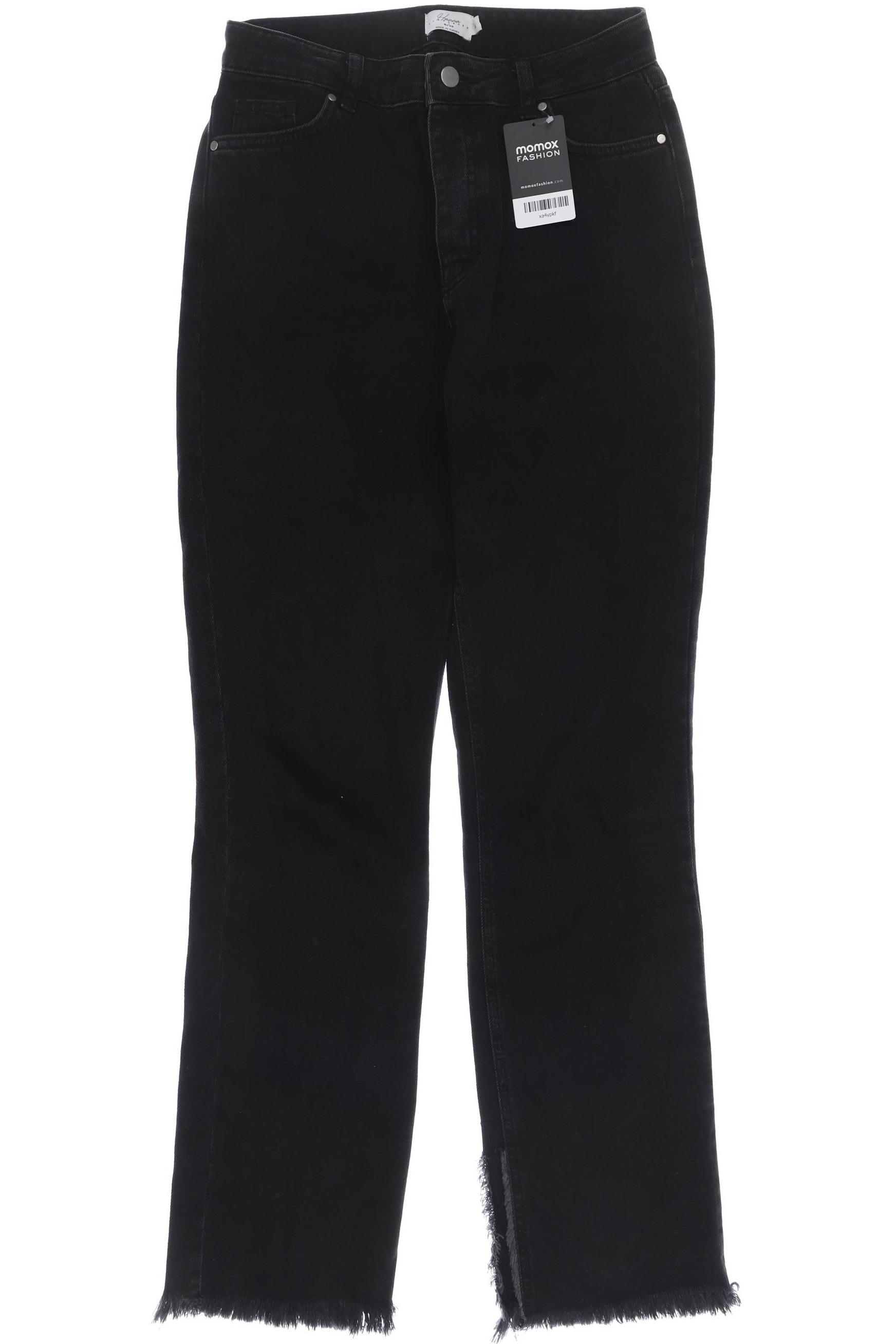 

NA-KD Damen Jeans, schwarz