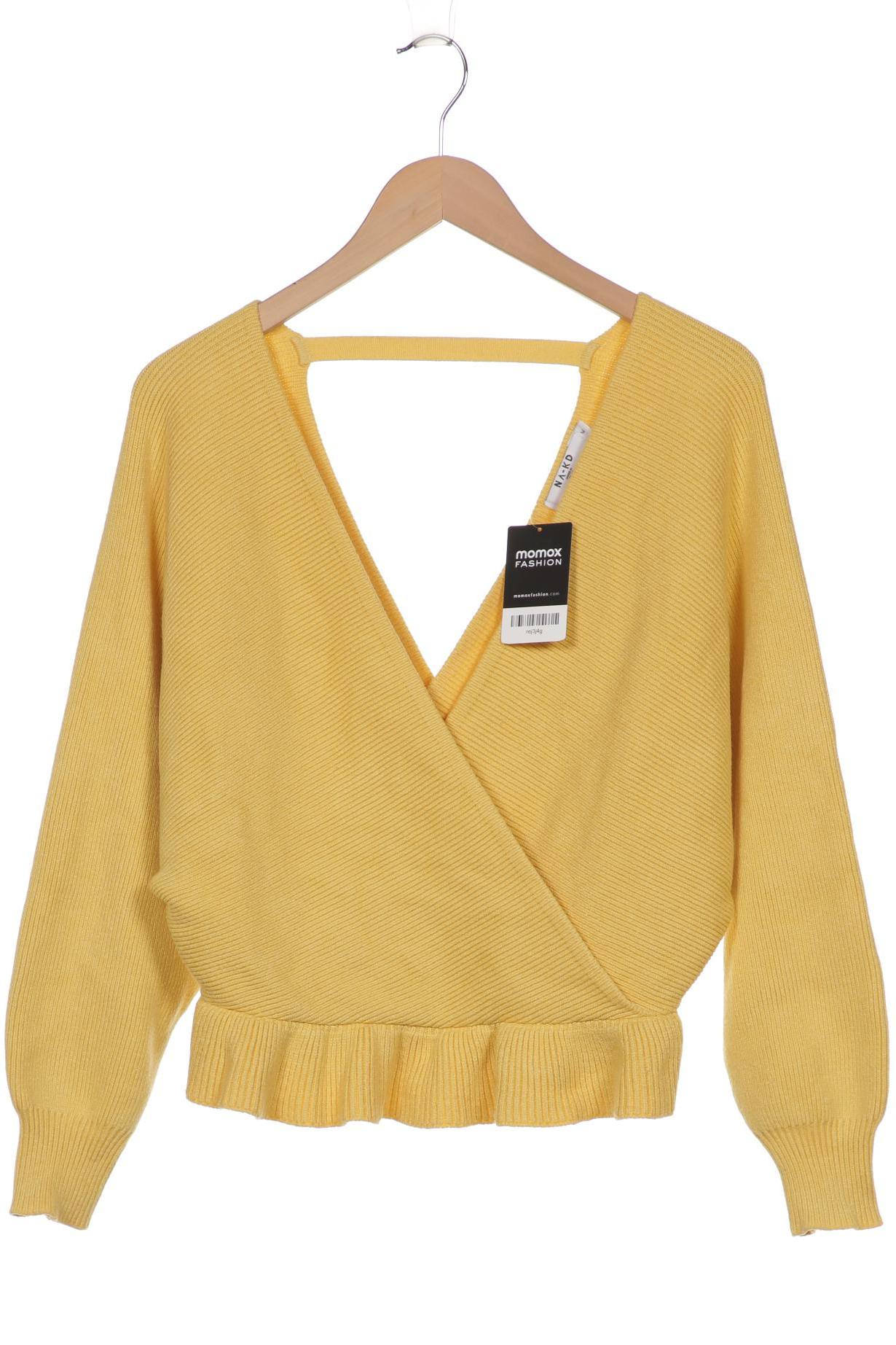 

Na-Kd Damen Pullover, gelb, Gr. 38