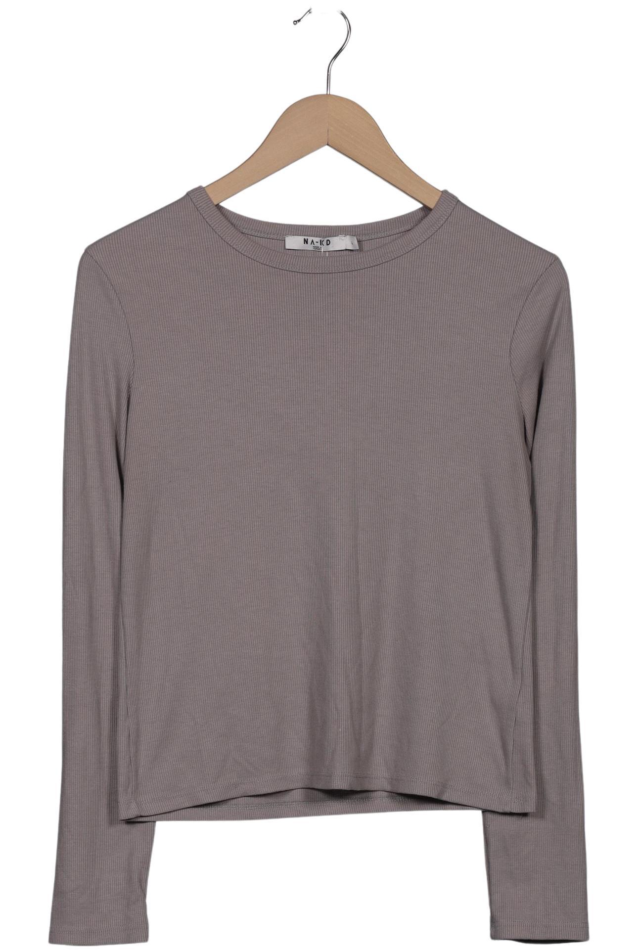 

Na-Kd Damen Langarmshirt, grau, Gr. 42