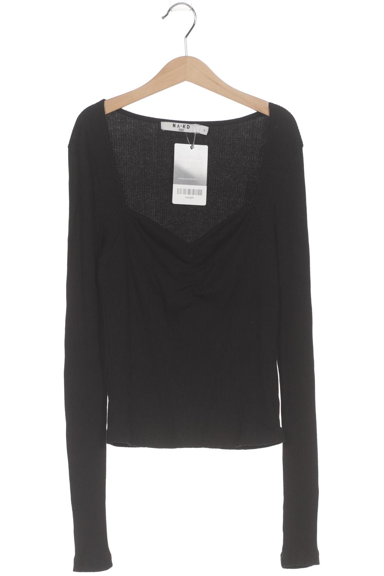 

Na-Kd Damen Langarmshirt, schwarz, Gr. 36