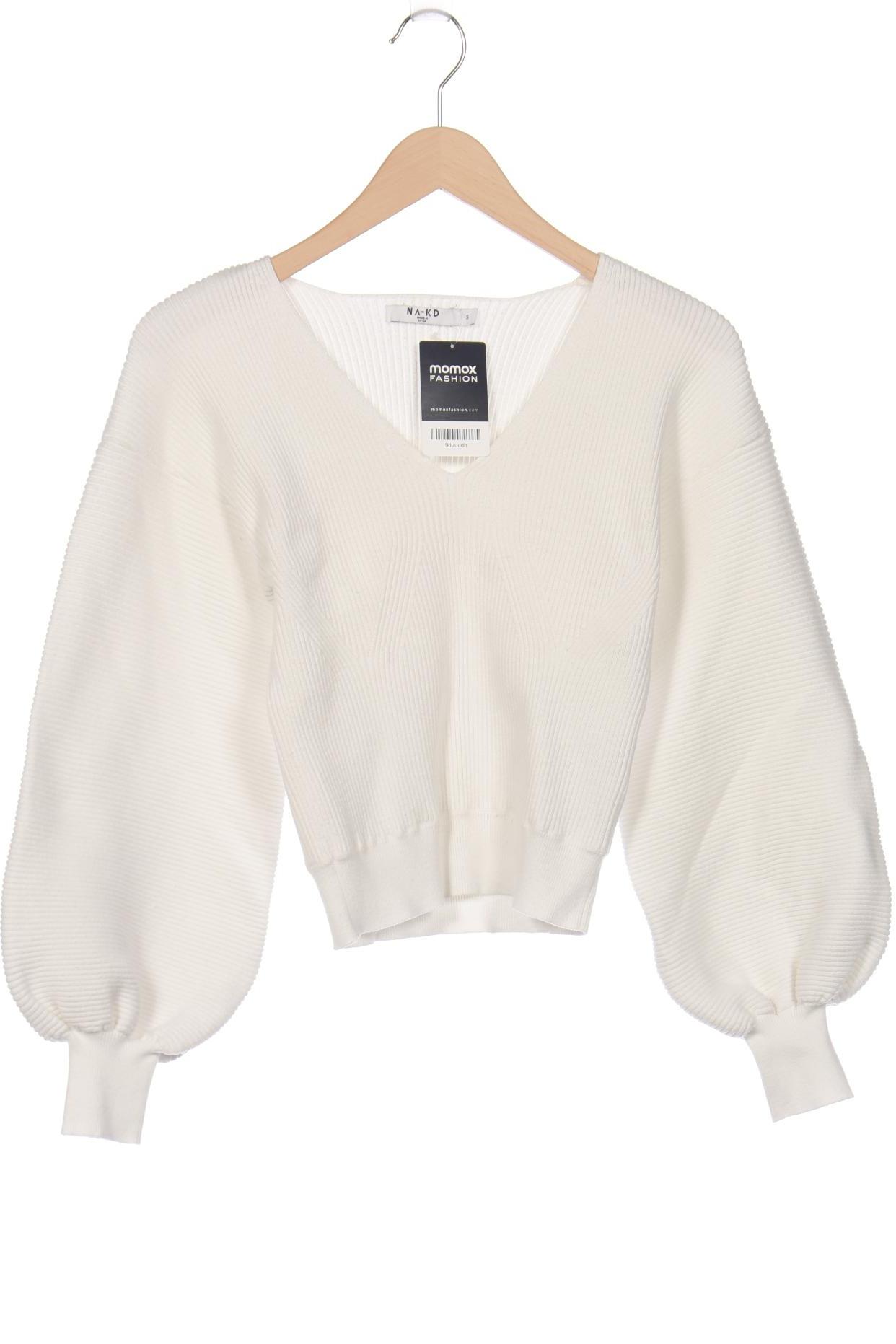 

Na-Kd Damen Pullover, weiß, Gr. 36