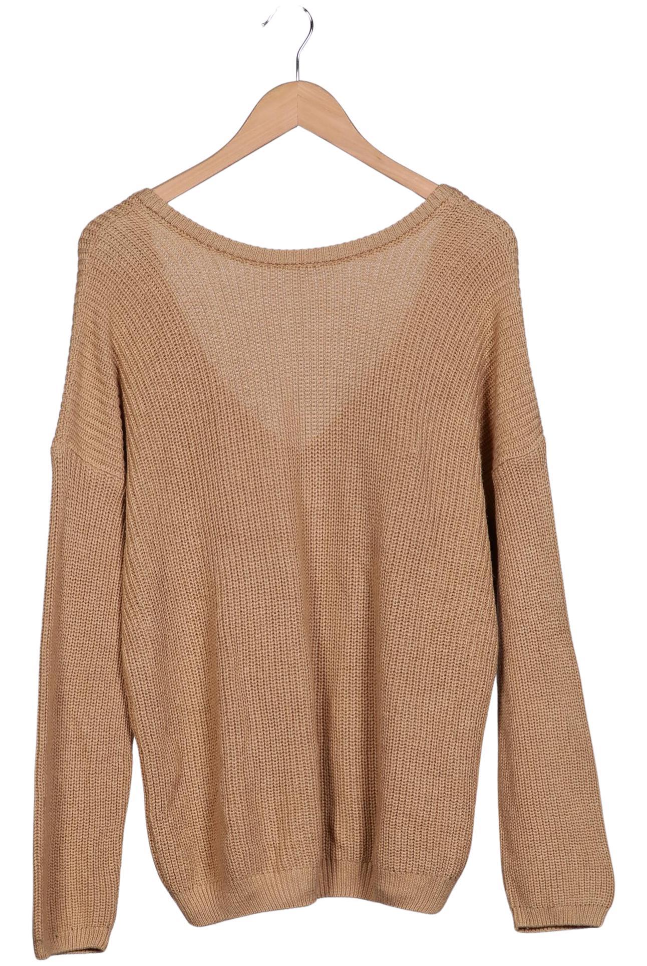 

Na-Kd Damen Pullover, beige, Gr. 42