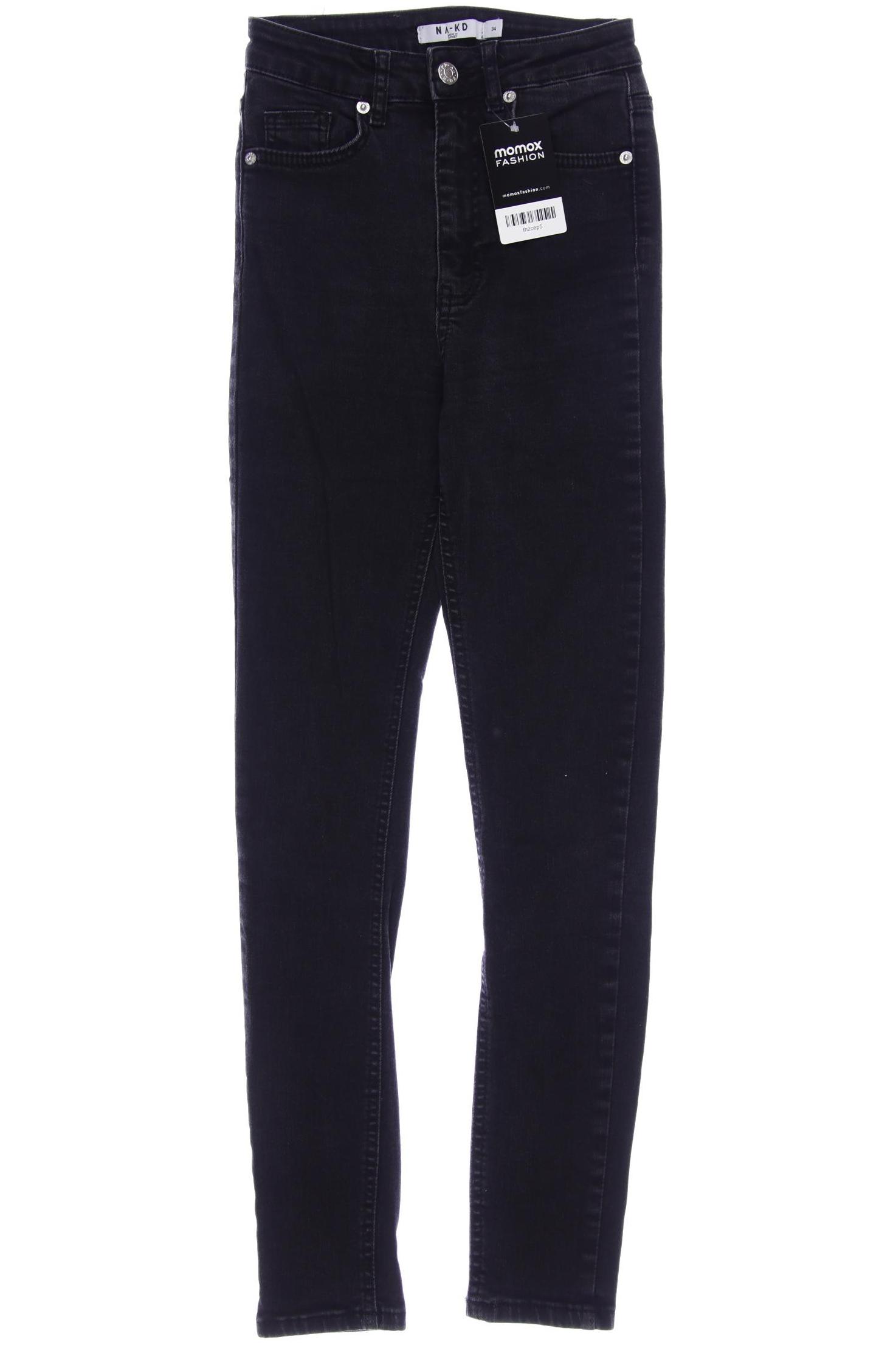 

Na-Kd Damen Jeans, schwarz, Gr. 34