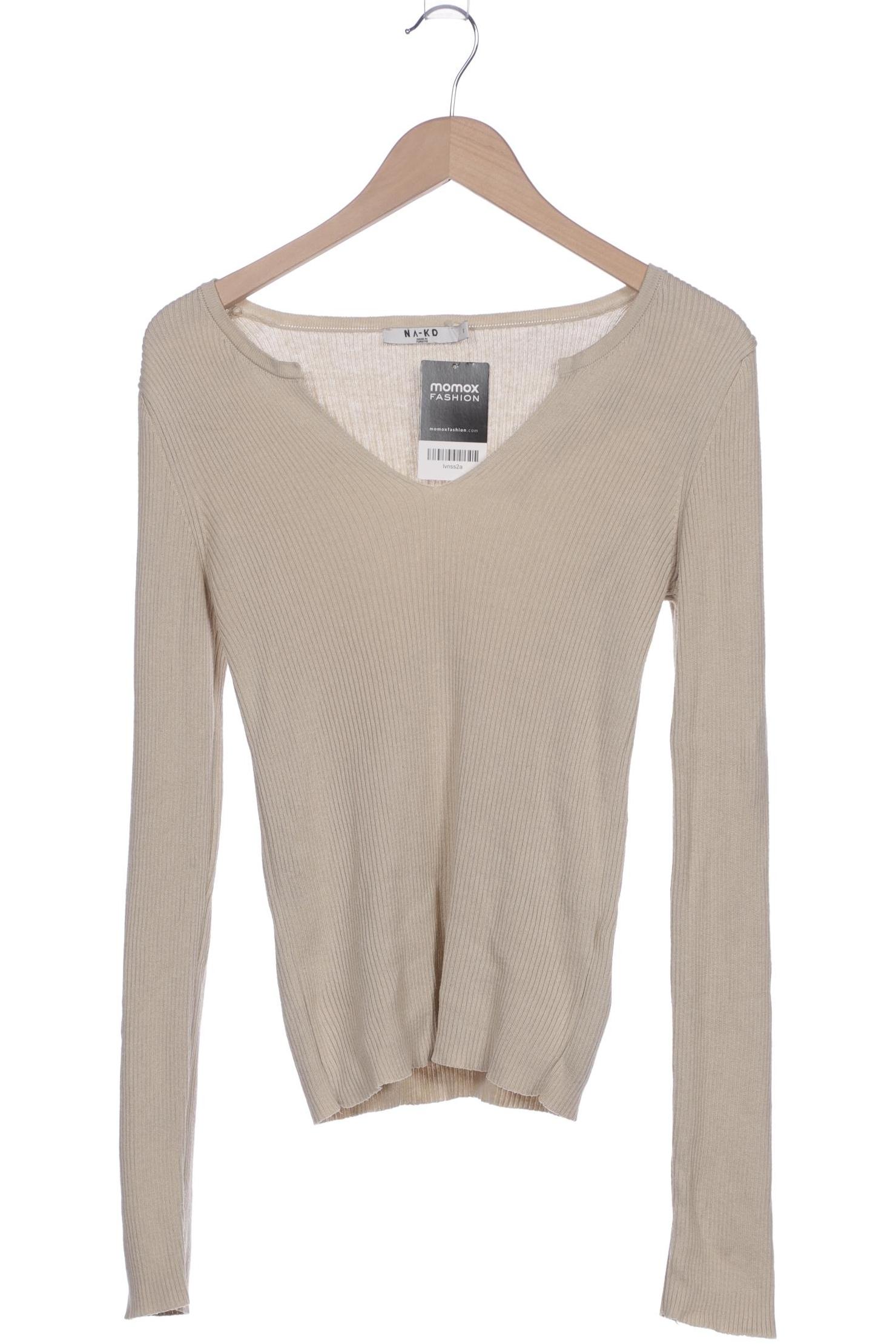 

Na-Kd Damen Langarmshirt, beige, Gr. 36