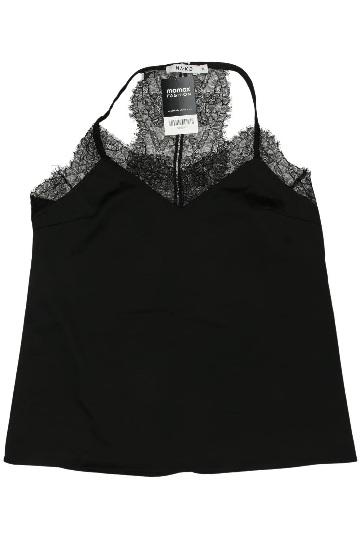 

Na-Kd Damen Top, schwarz, Gr. 36