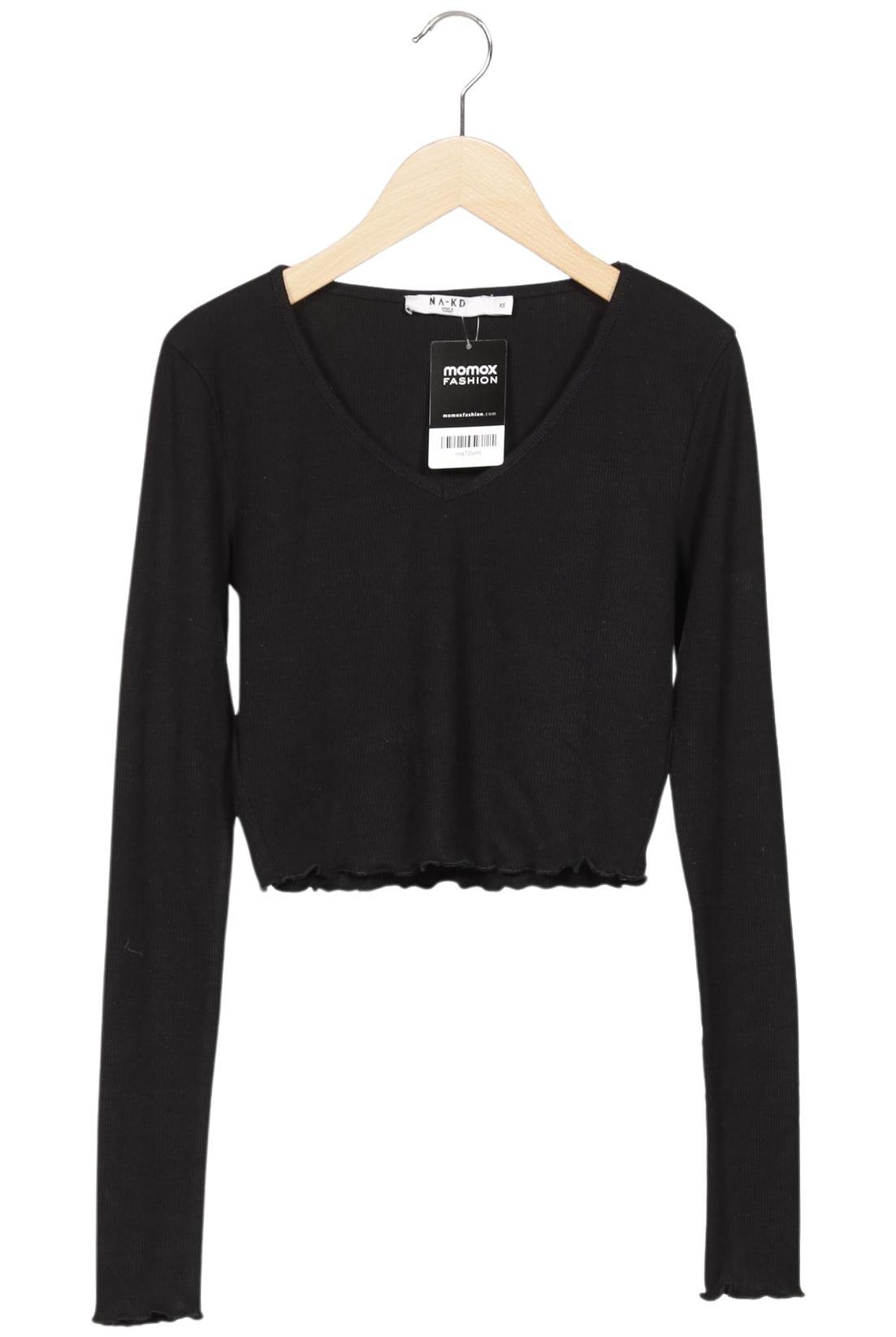 

Na-Kd Damen Langarmshirt, schwarz, Gr. 34