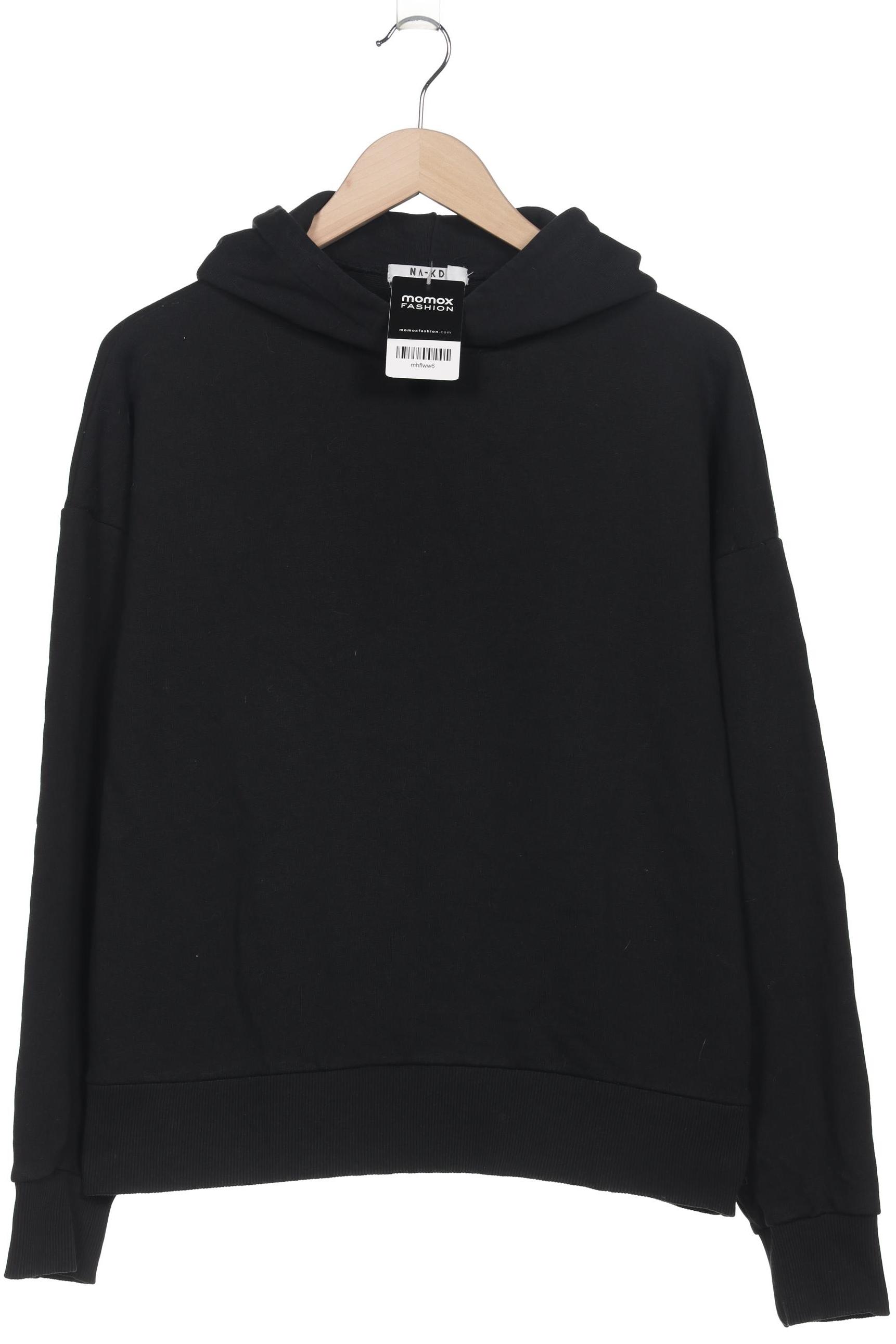 

Na-Kd Damen Kapuzenpullover, schwarz, Gr. 38