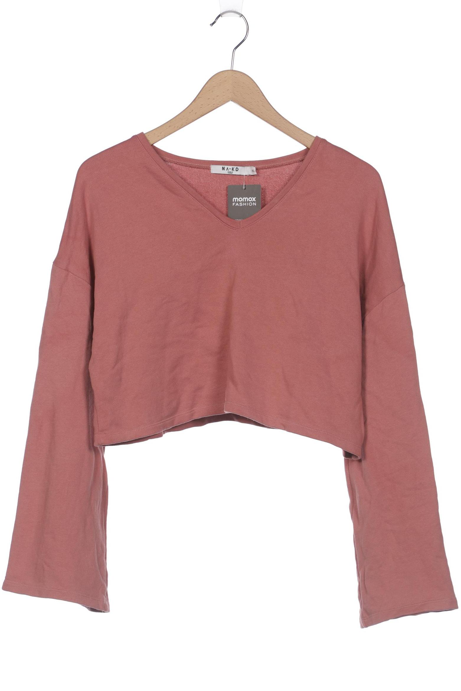 

NA-KD Damen Sweatshirt, pink