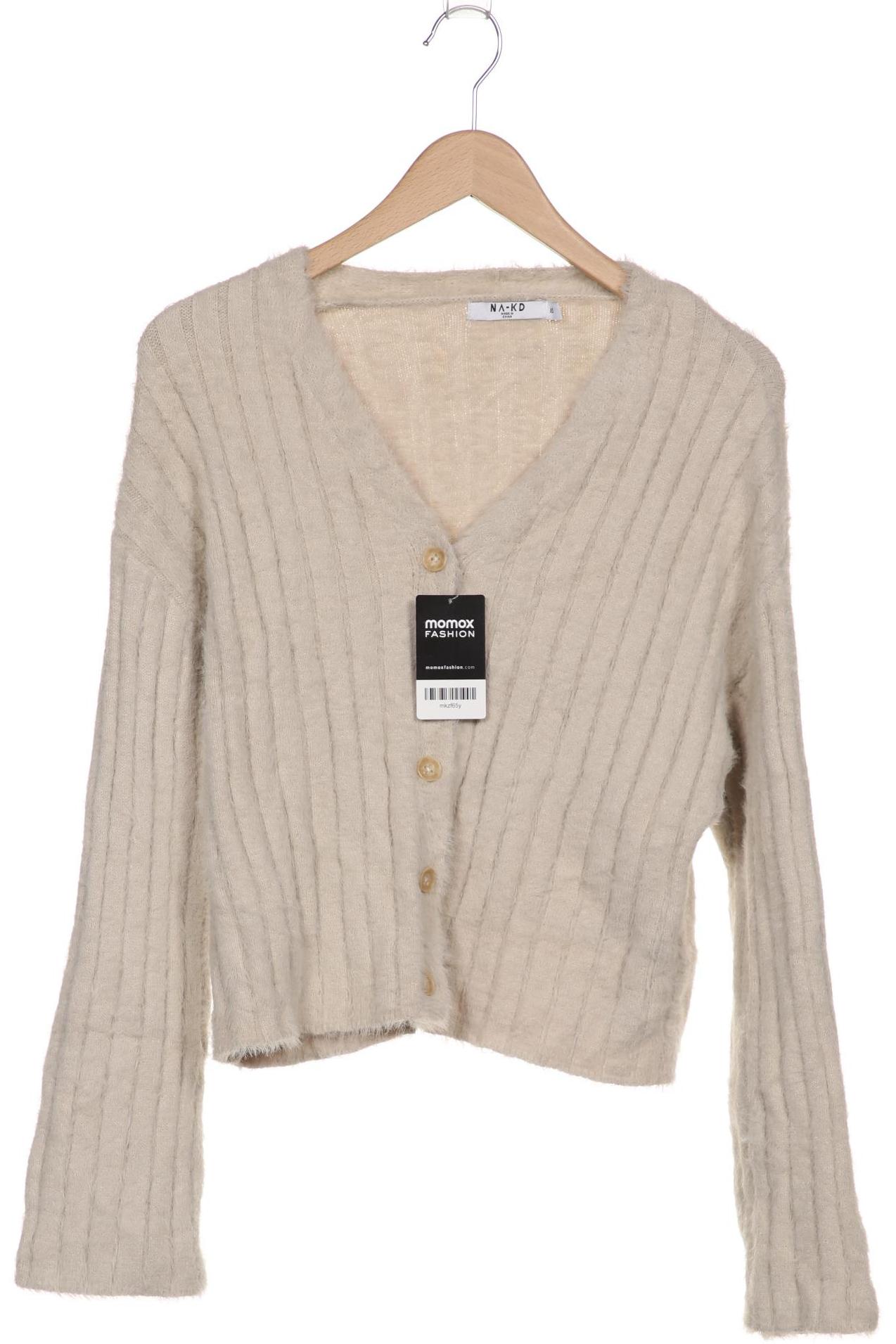 

NA-KD Damen Strickjacke, beige