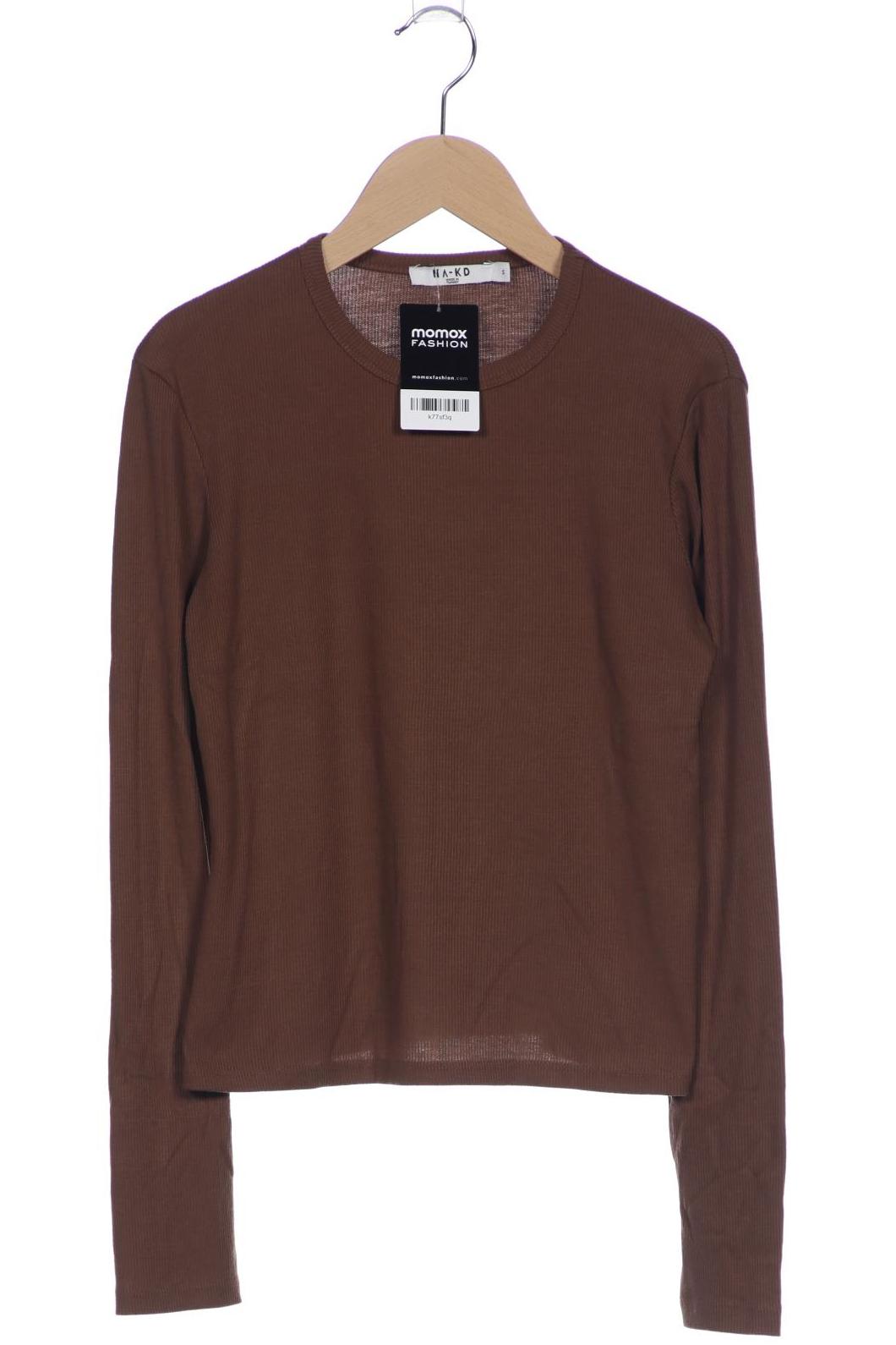 

Na-Kd Damen Langarmshirt, braun, Gr. 36