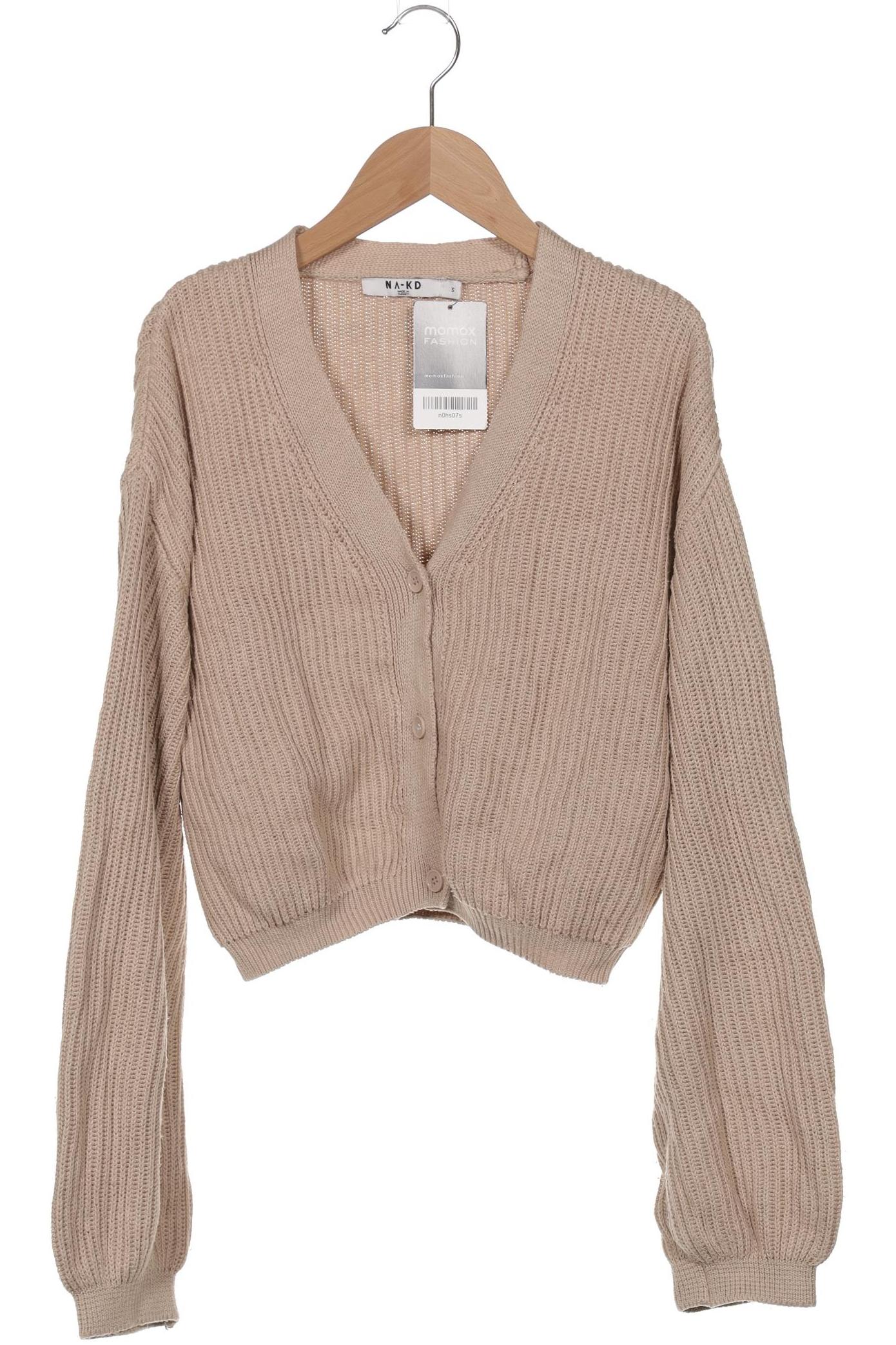 

Na-Kd Damen Strickjacke, beige, Gr. 36
