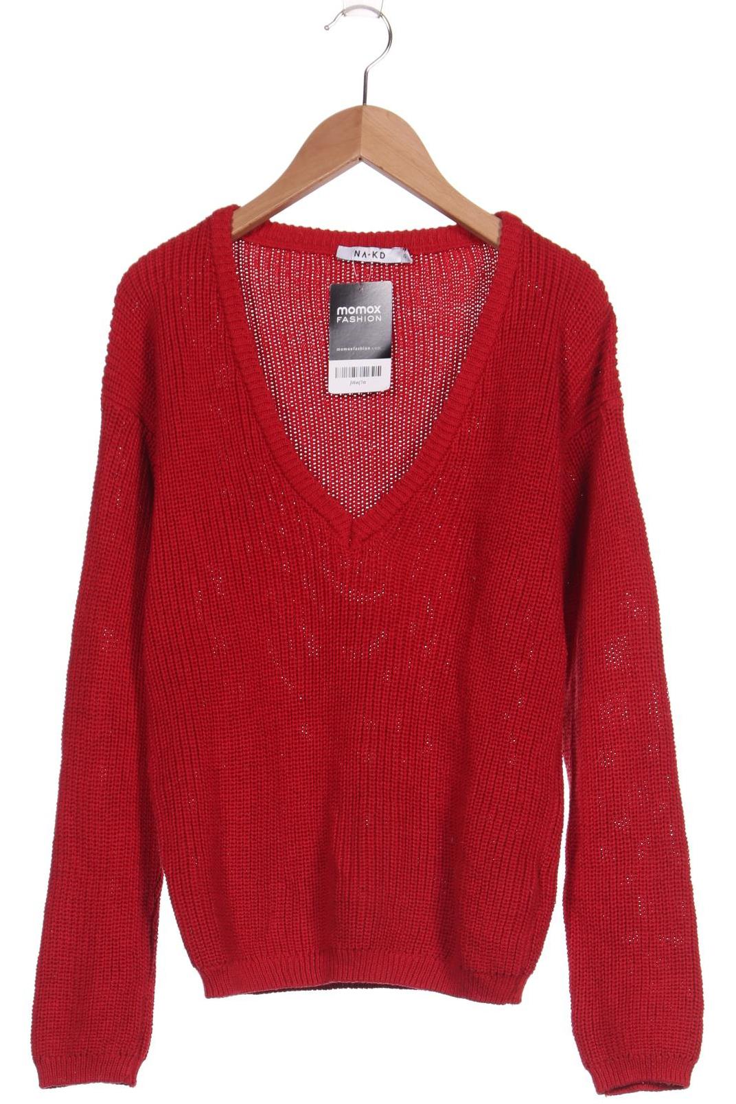 

Na-Kd Damen Pullover, rot, Gr. 34