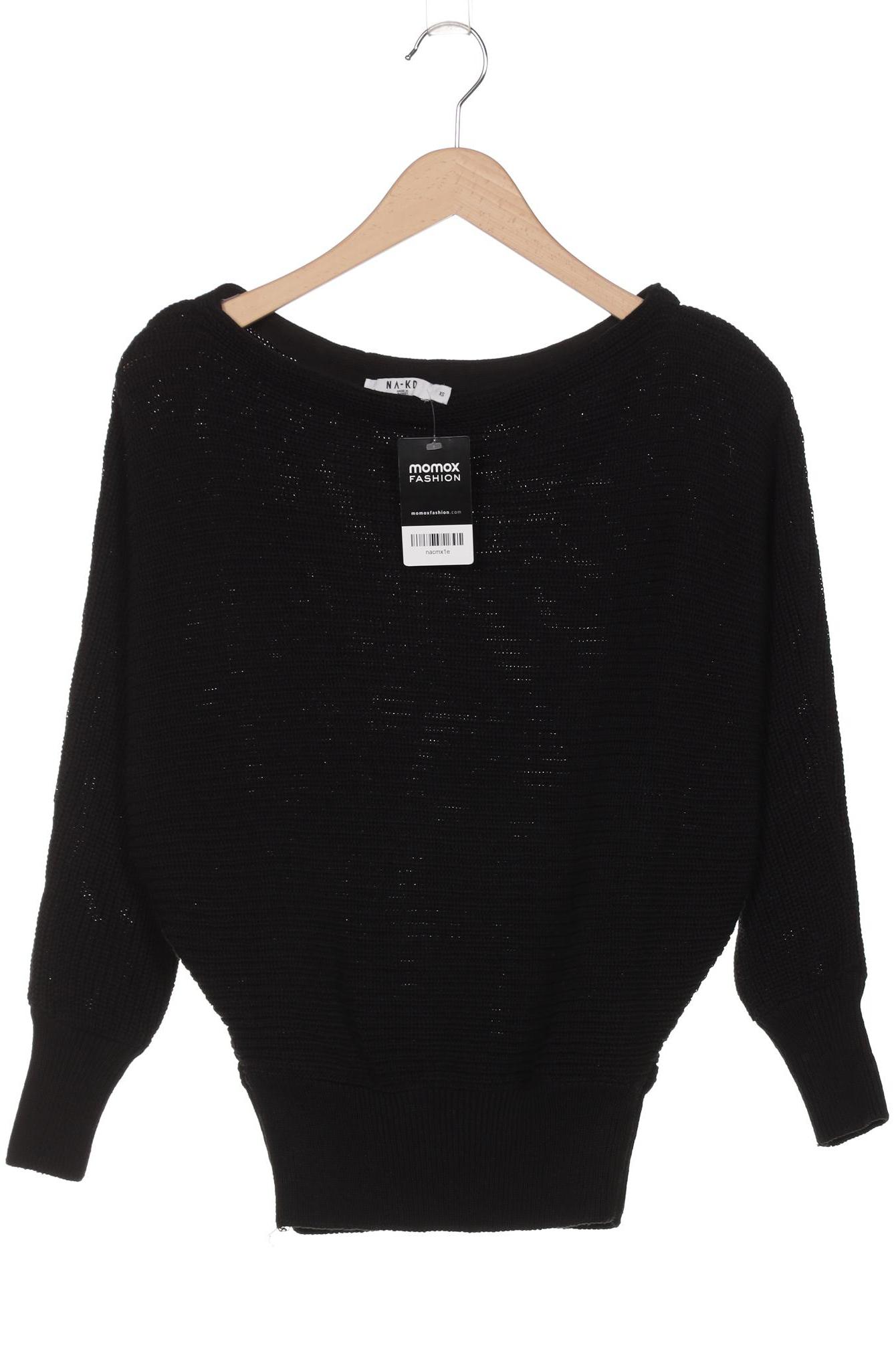 

Na-Kd Damen Pullover, schwarz, Gr. 34