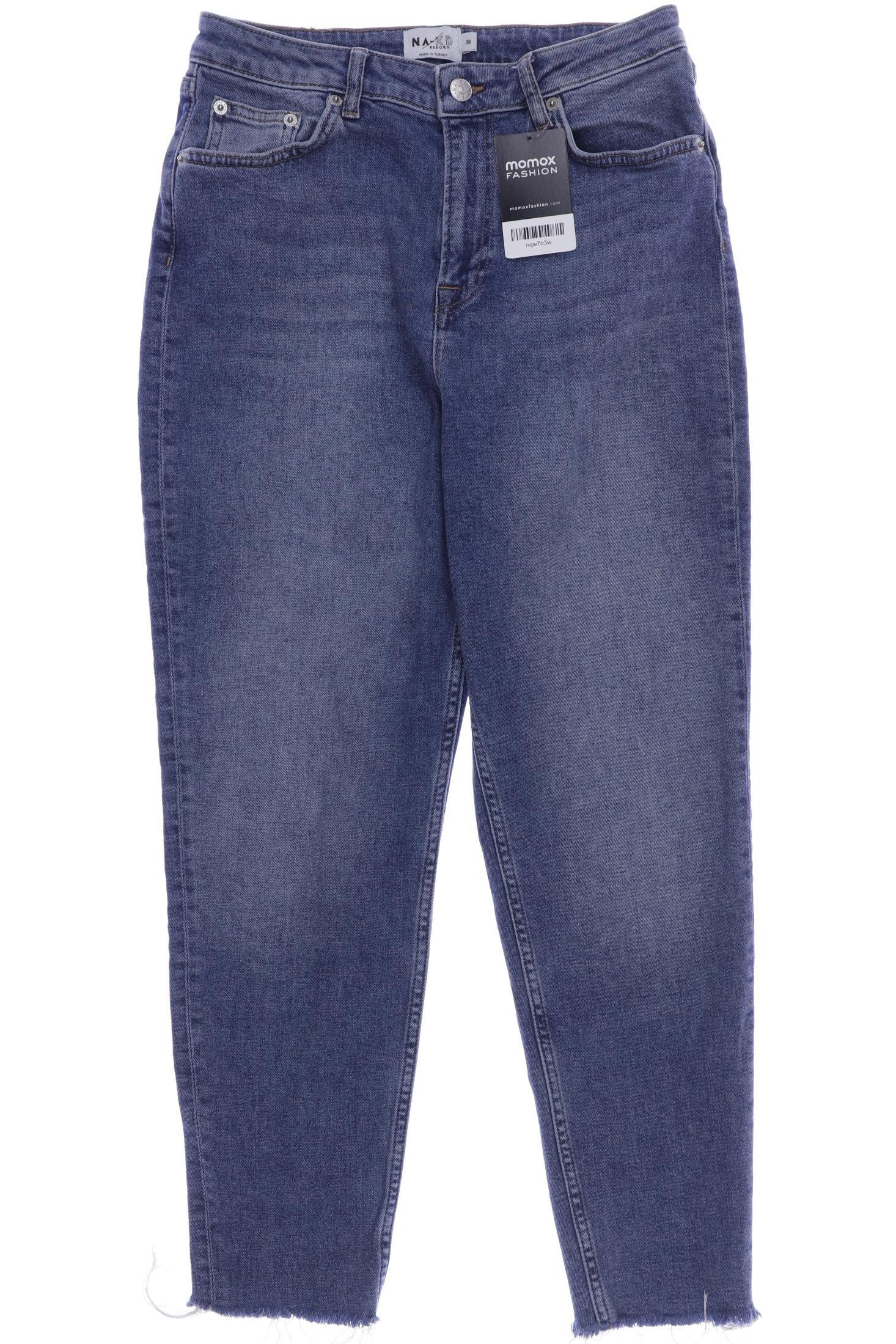 

NA-KD Damen Jeans, blau