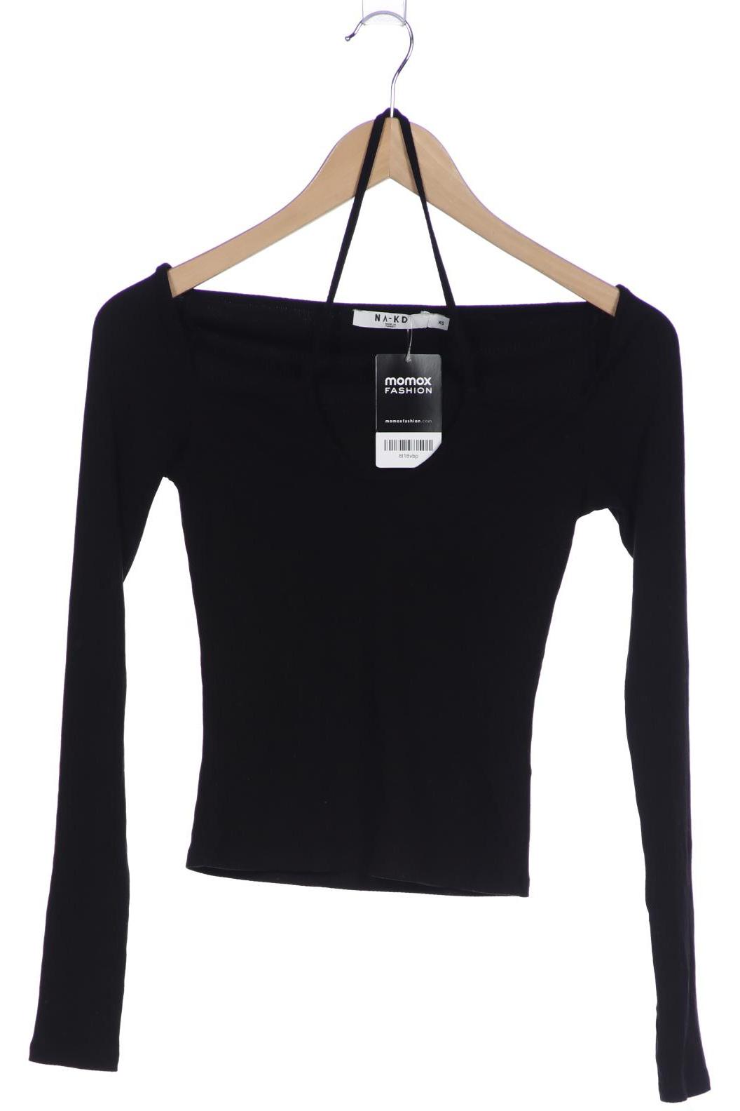 

Na-Kd Damen Langarmshirt, schwarz, Gr. 34