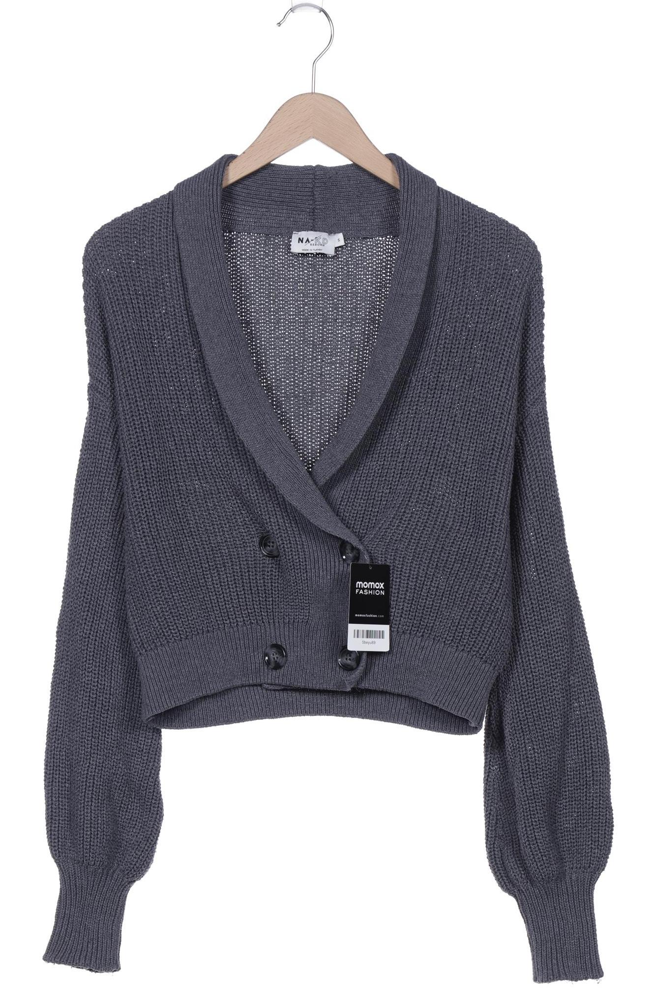 

Na-Kd Damen Strickjacke, grau, Gr. 36