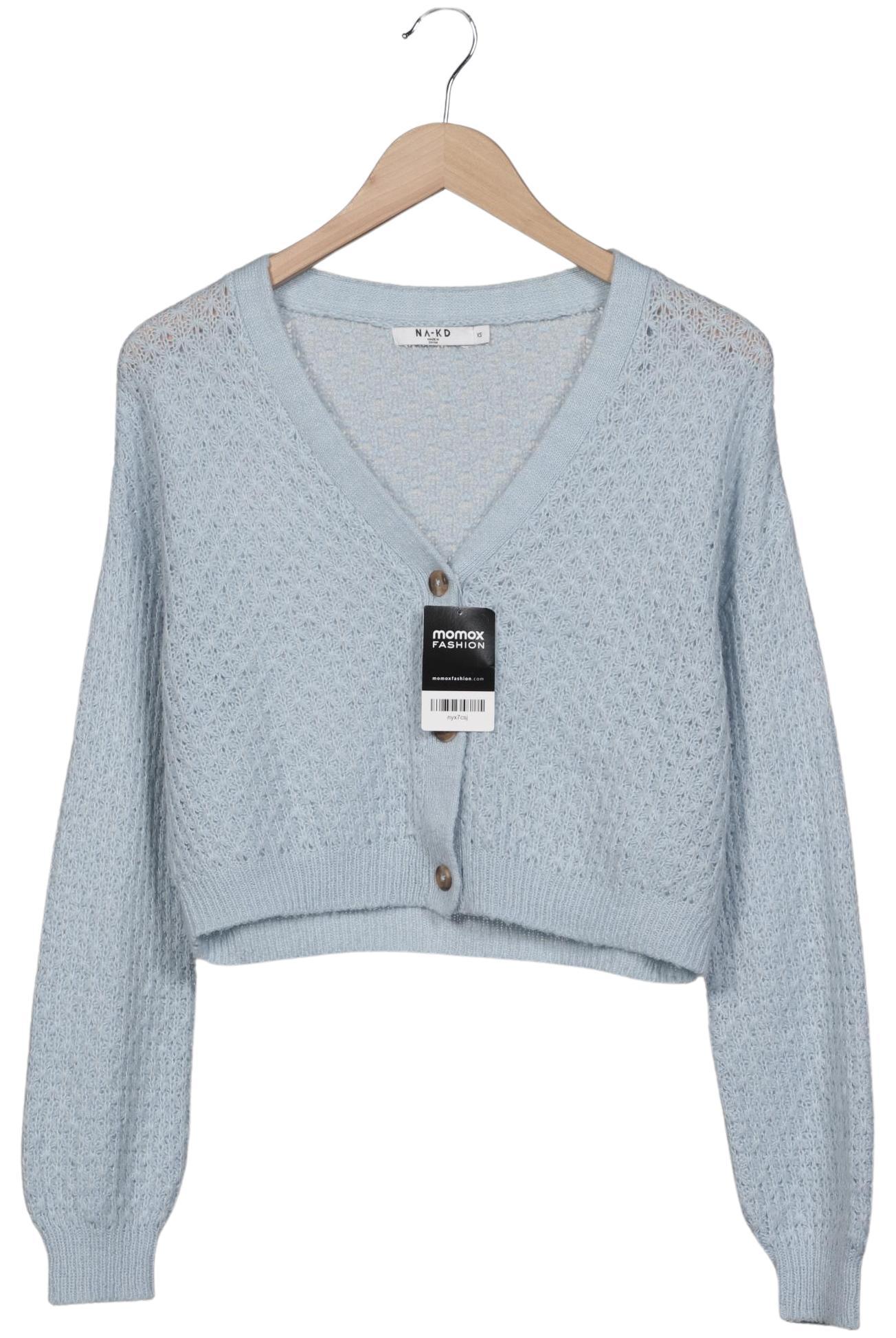 

Na-Kd Damen Strickjacke, hellblau, Gr. 34